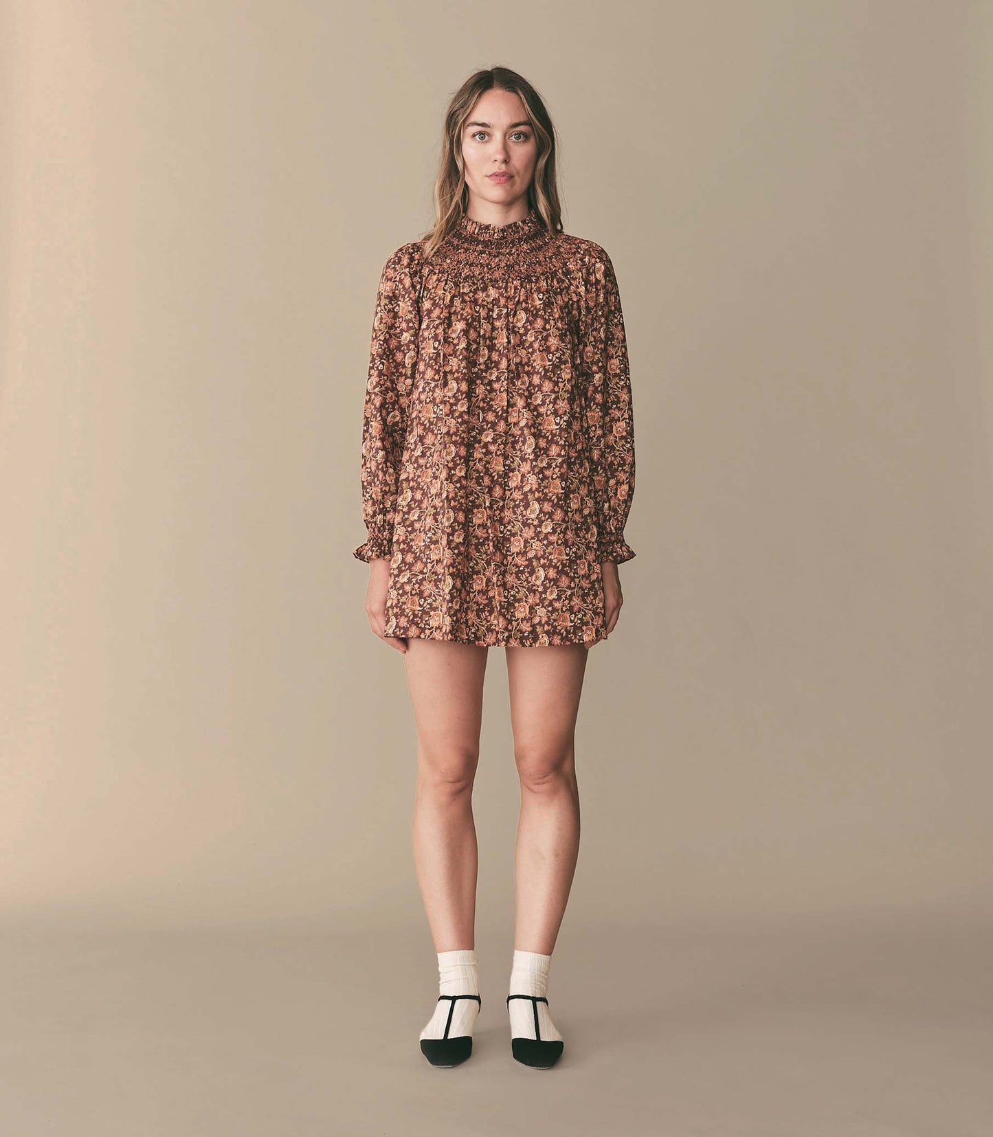 HMD -- IDALIE DRESS -- MULBERRY VINE FLORAL