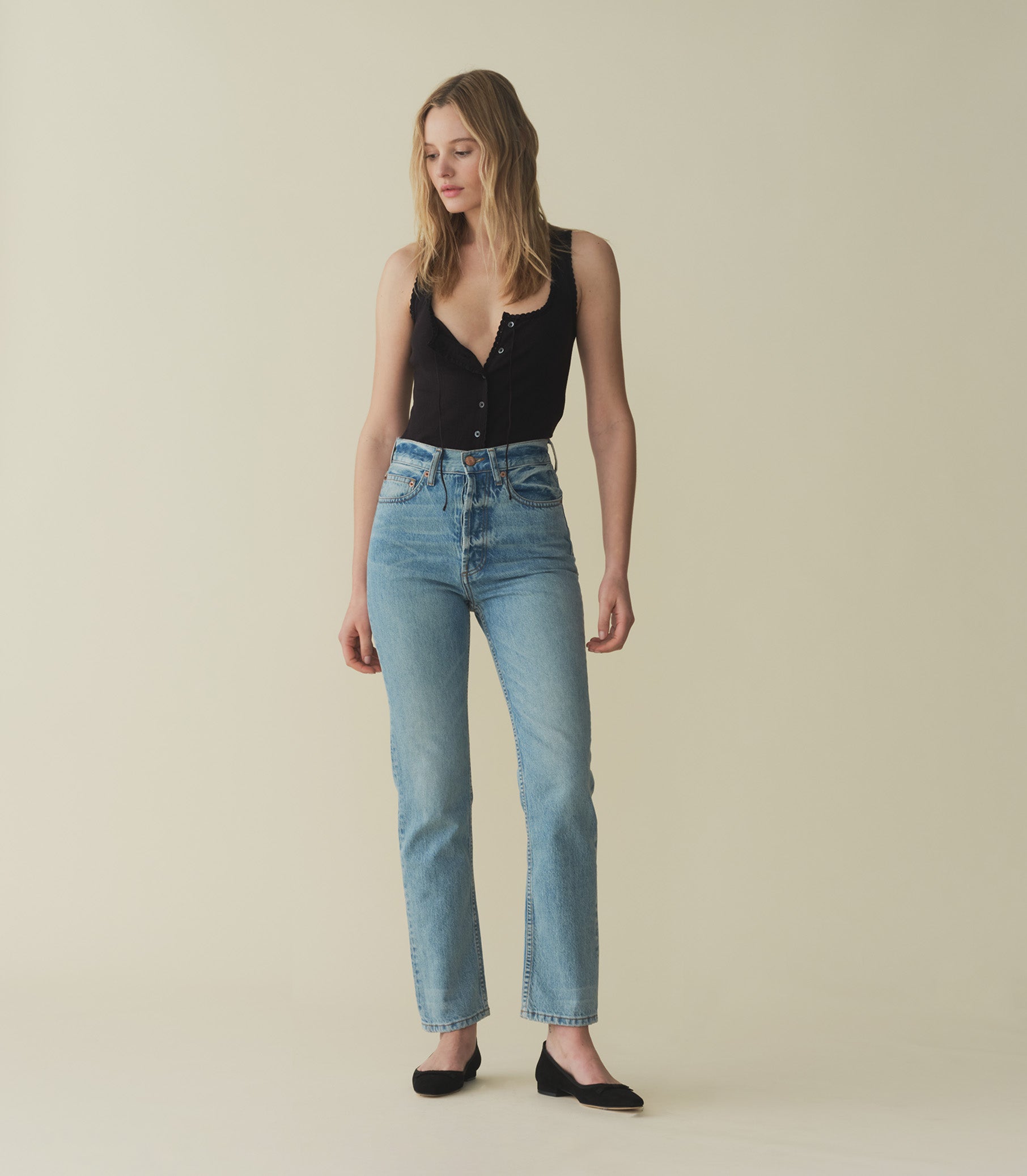 Lois Tank - Black | DÔEN