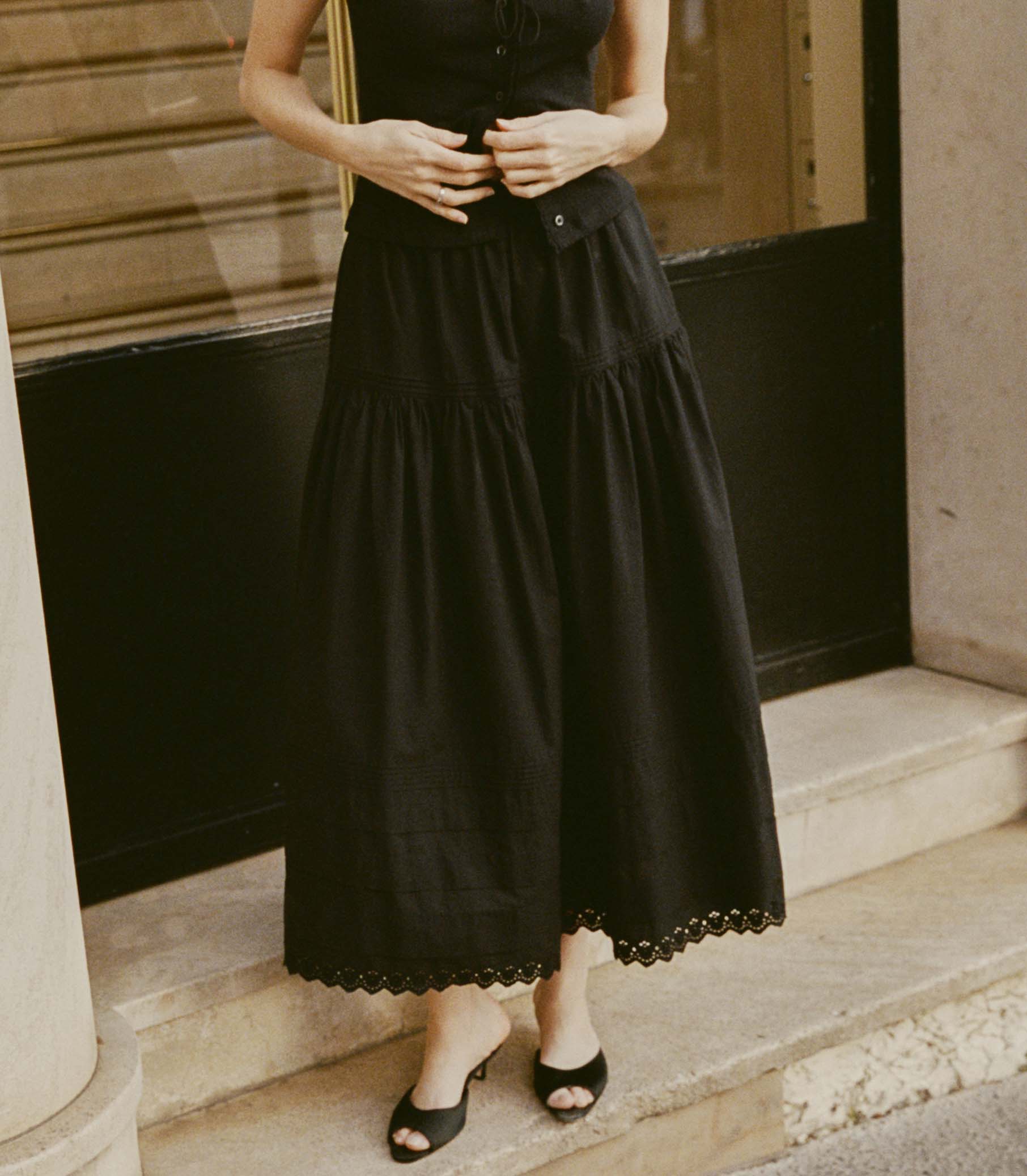 SEBASTIANE SKIRT -- BLACK view 1