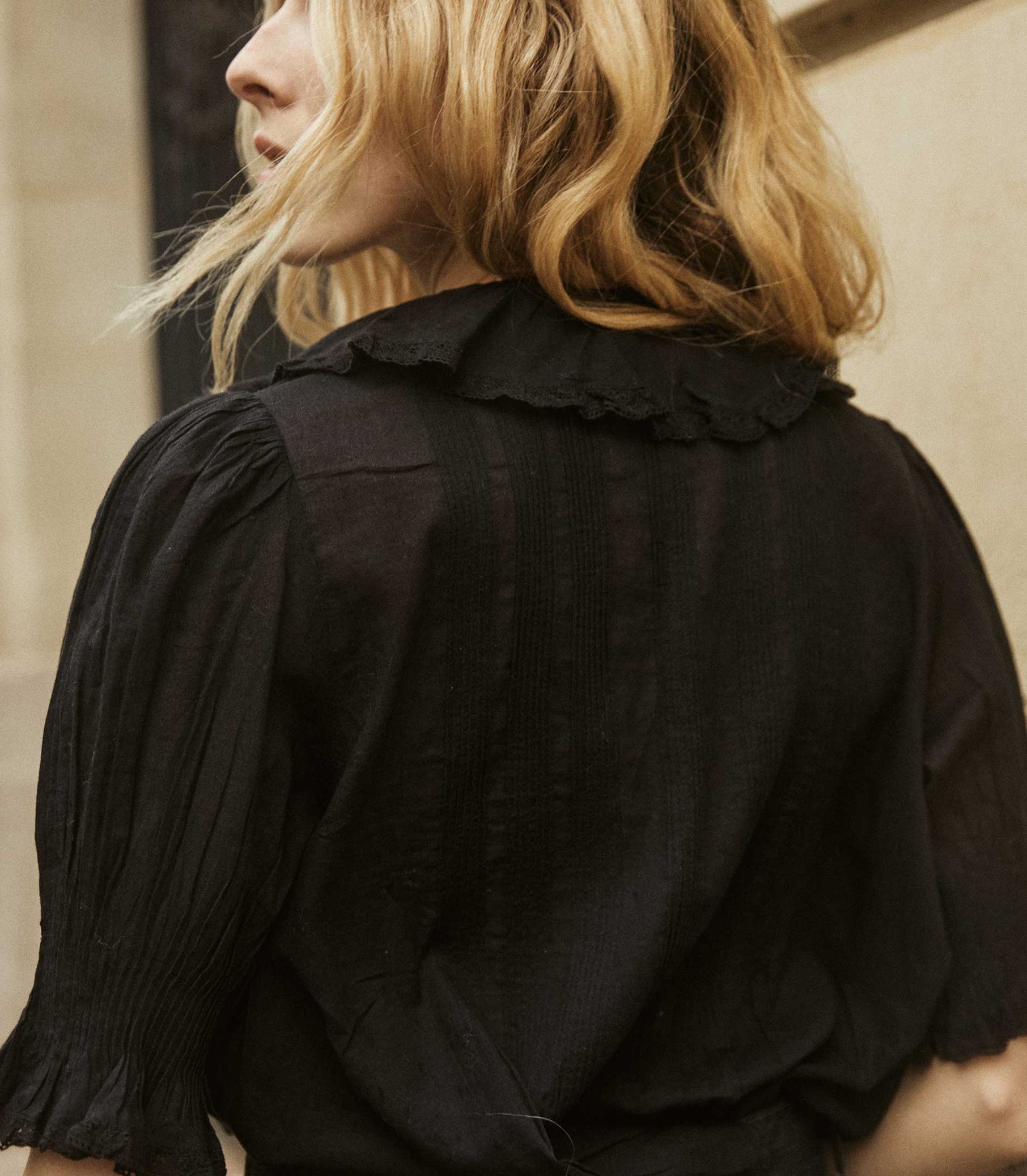 HENRI TOP -- BLACK view 4