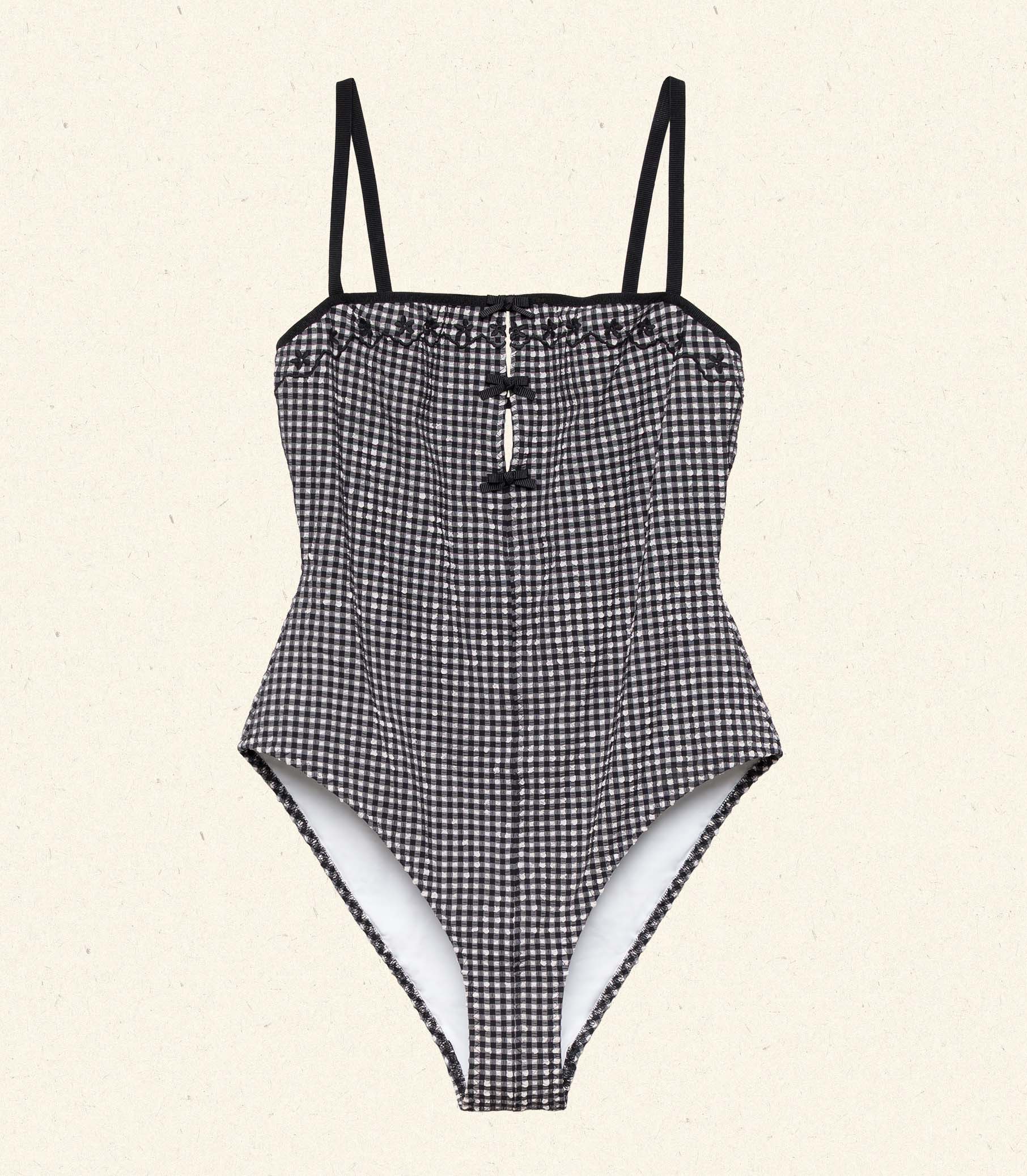 ADRIELLE MAILLOT -- LA MADDALENA GINGHAM view 9