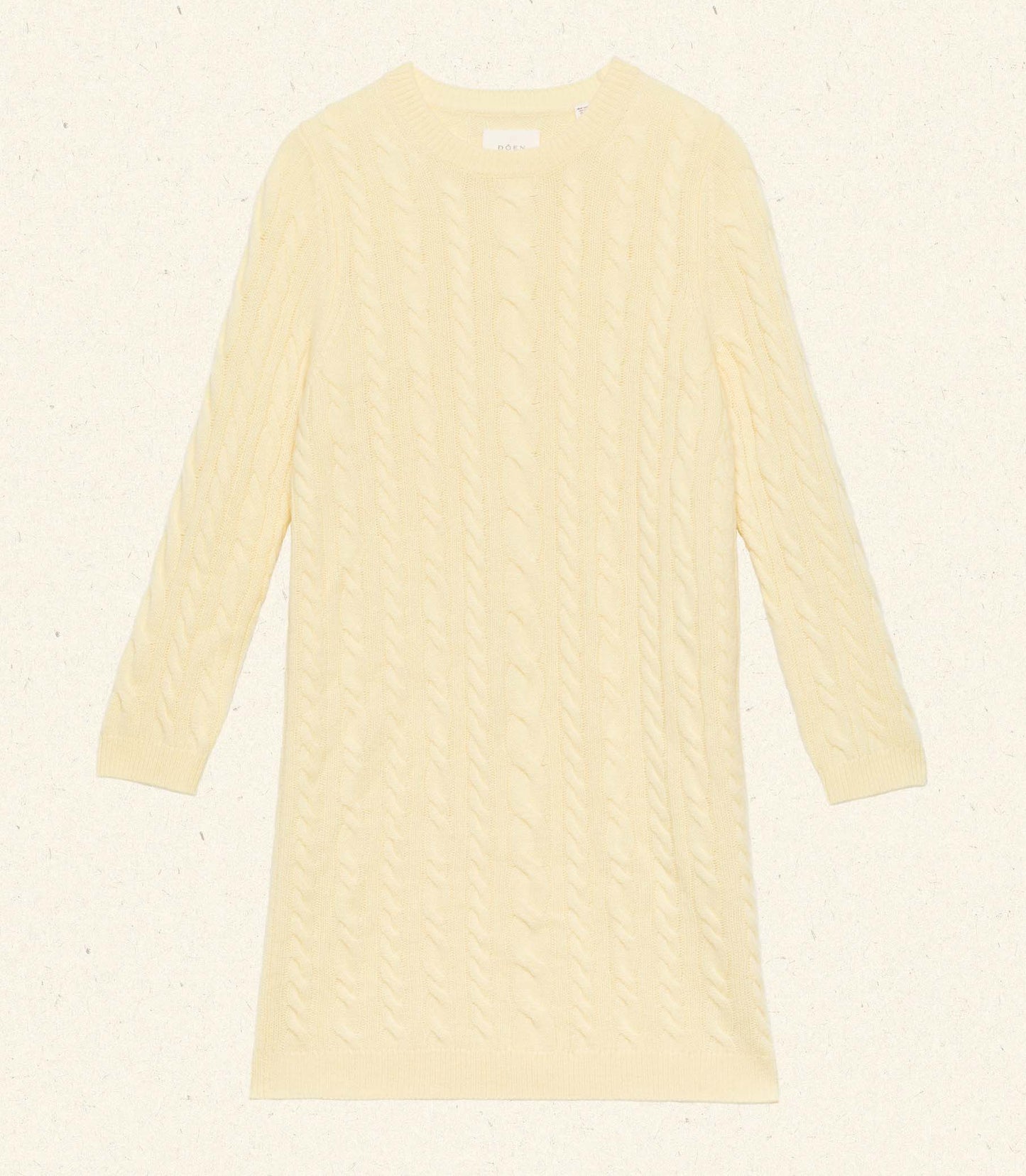 ALICE CASHMERE DRESS -- BUTTERCUP