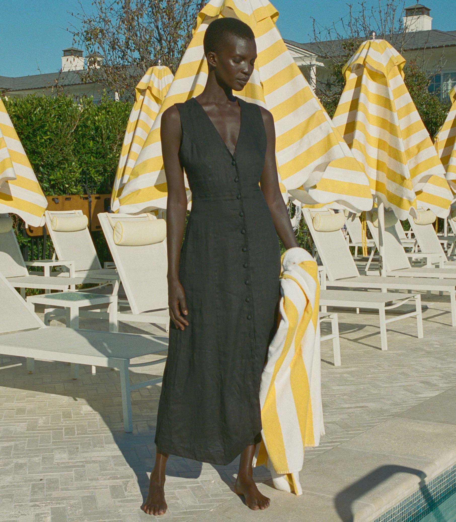 Allene Dress - Black | Hand Me Dôen