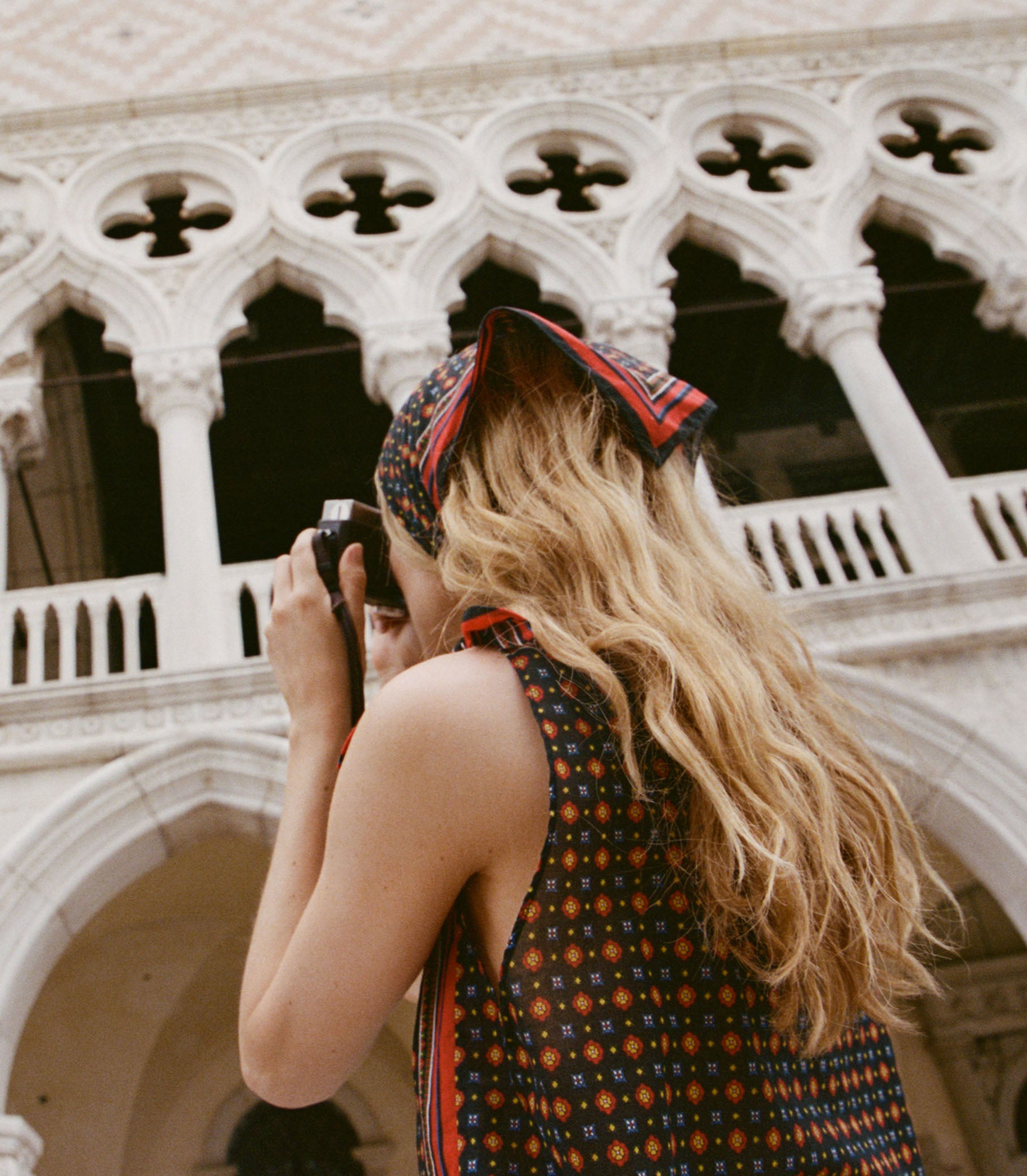 PETIT PENNY BANDANA -- NOIR MONTMARTRE FOULARD view 3