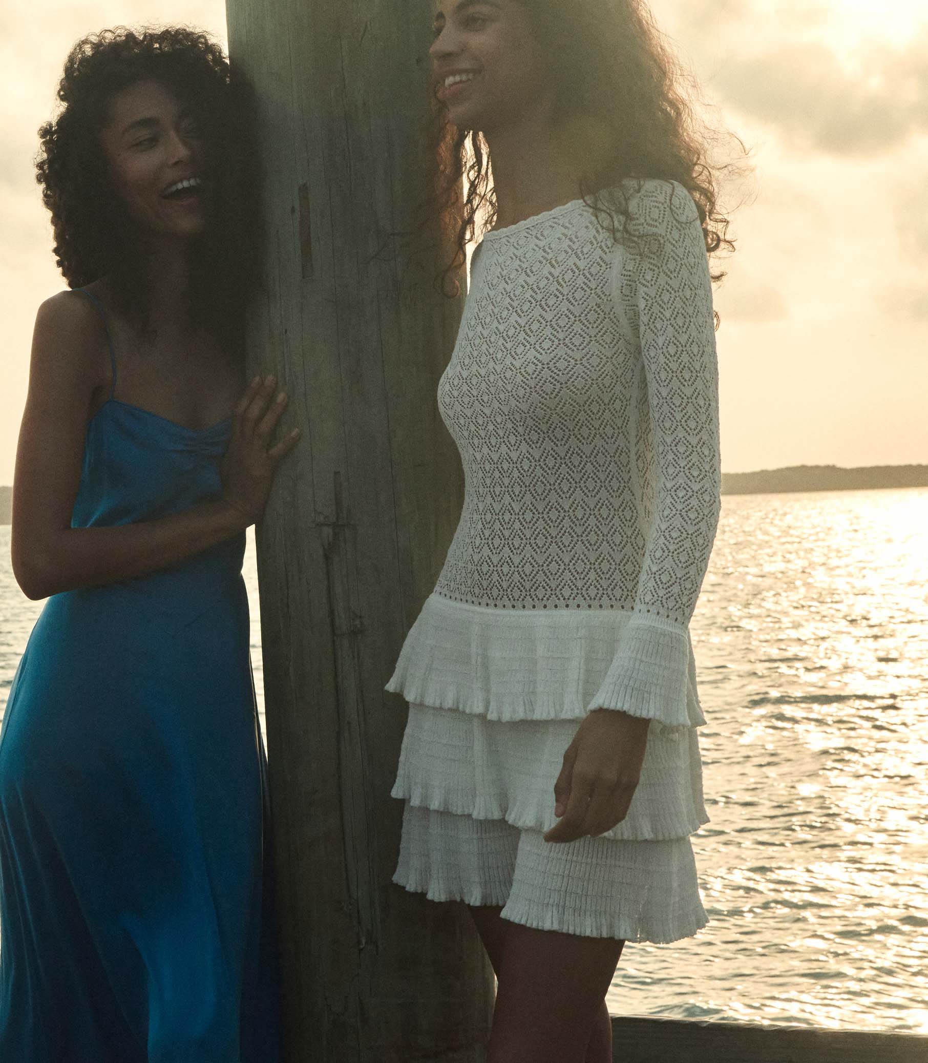 AMELINA DRESS -- IVORY view 3