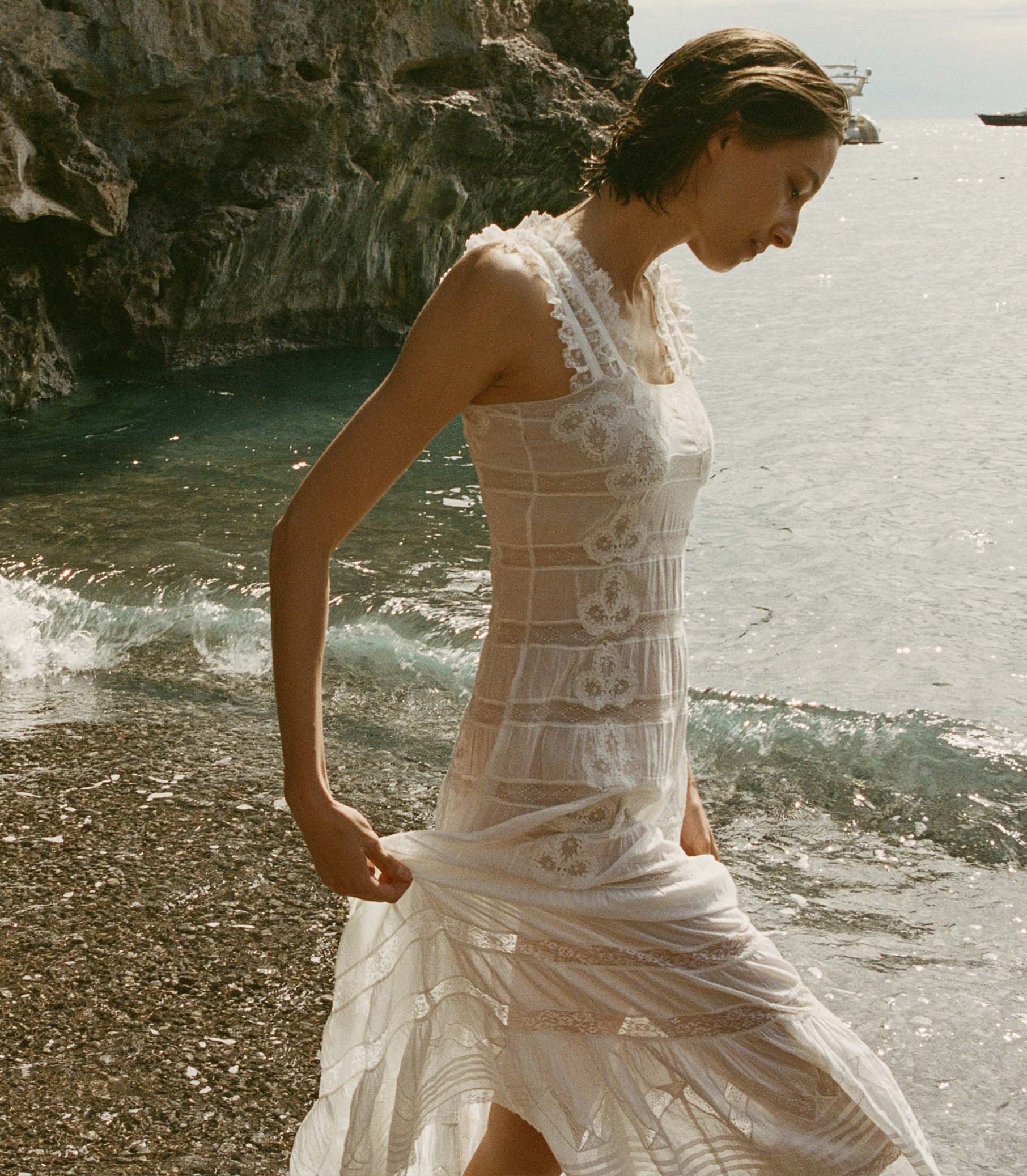Angeletta Dress - Salt | DÔEN