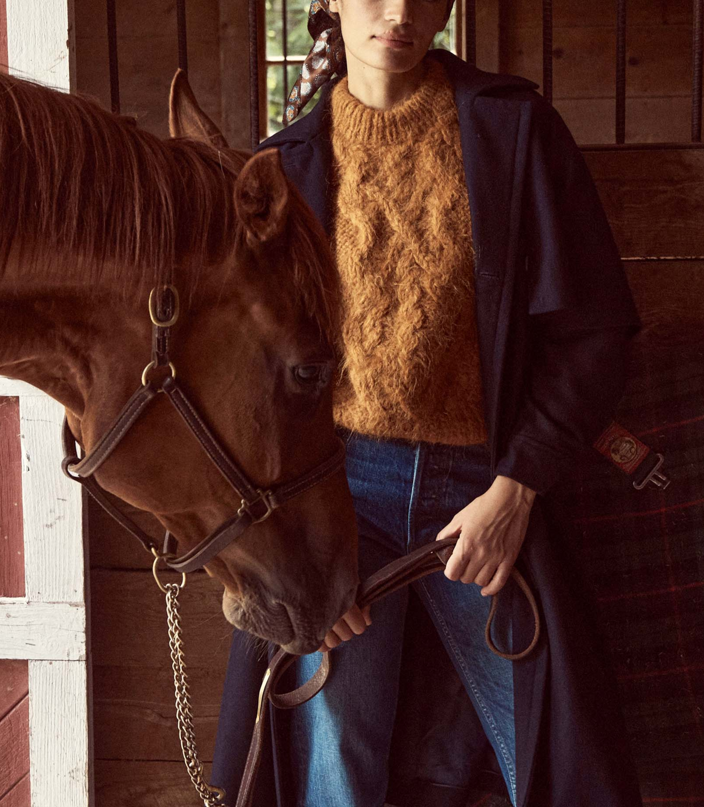 HMD -- ANIKA SWEATER -- BRIGHT PUMPKIN