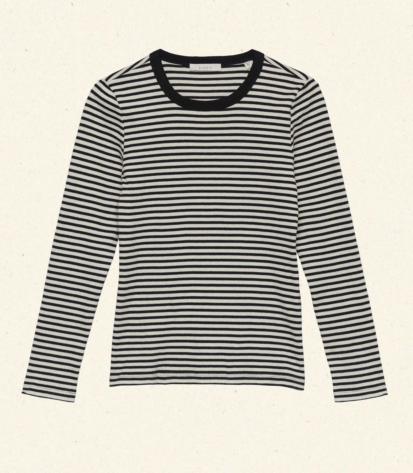 HMD -- ANNIE TEE -- BLACK VENETIA STRIPE