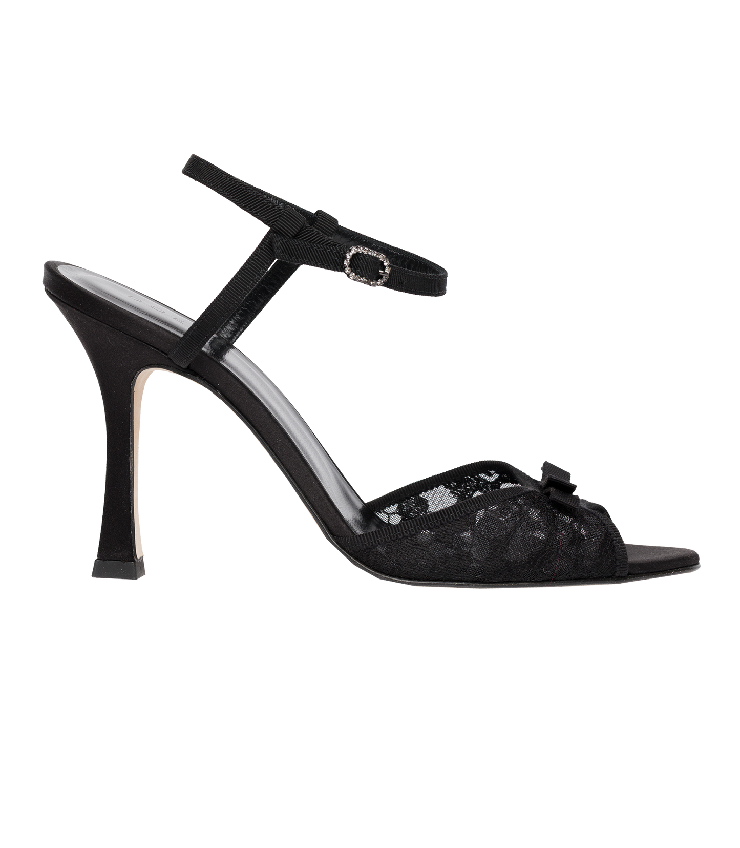 ARIANNA HIGH HEEL -- BLACK LACE