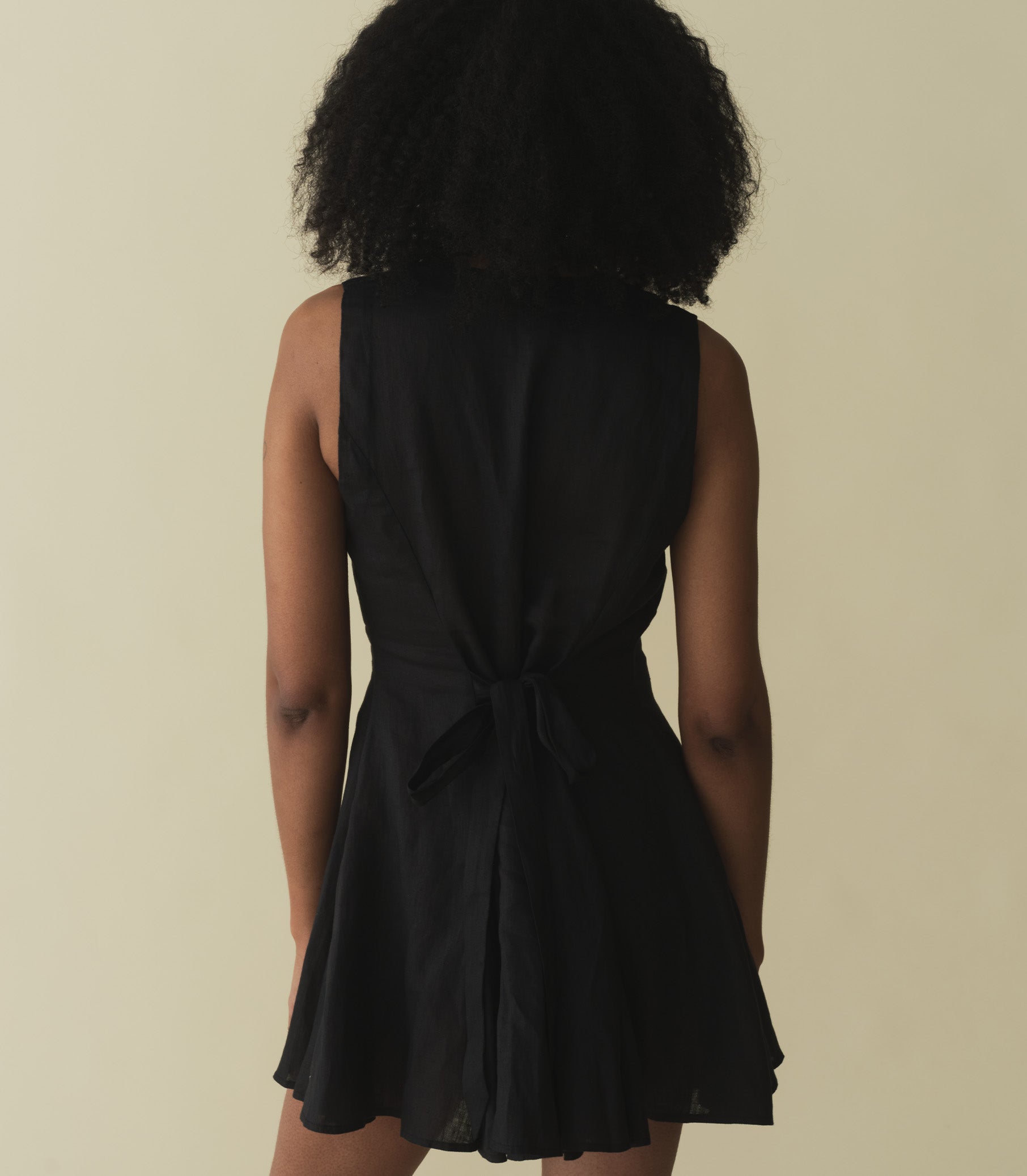 AUBREY DRESS -- BLACK view 3