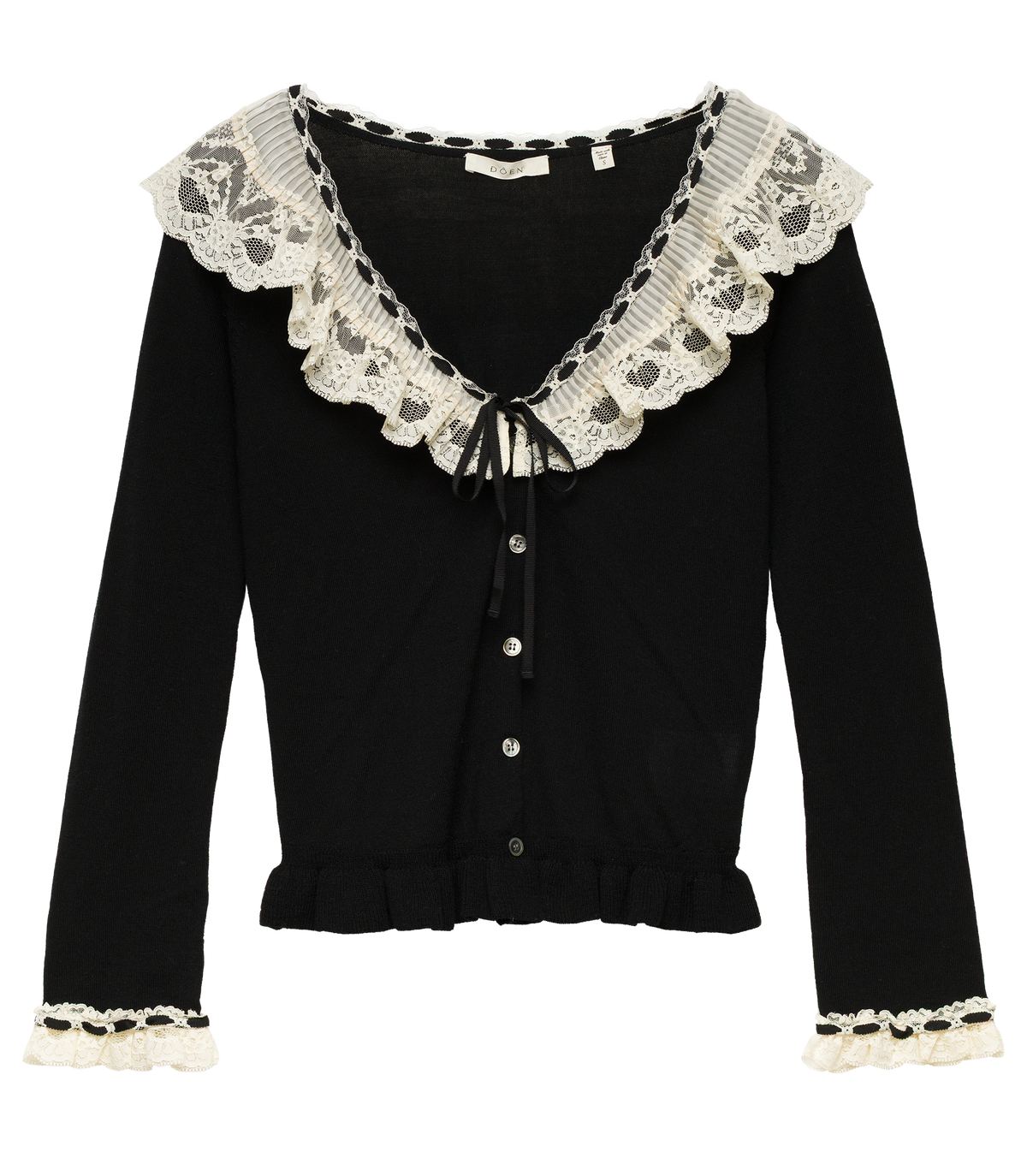 AUBRIELLE CARDIGAN -- BLACK