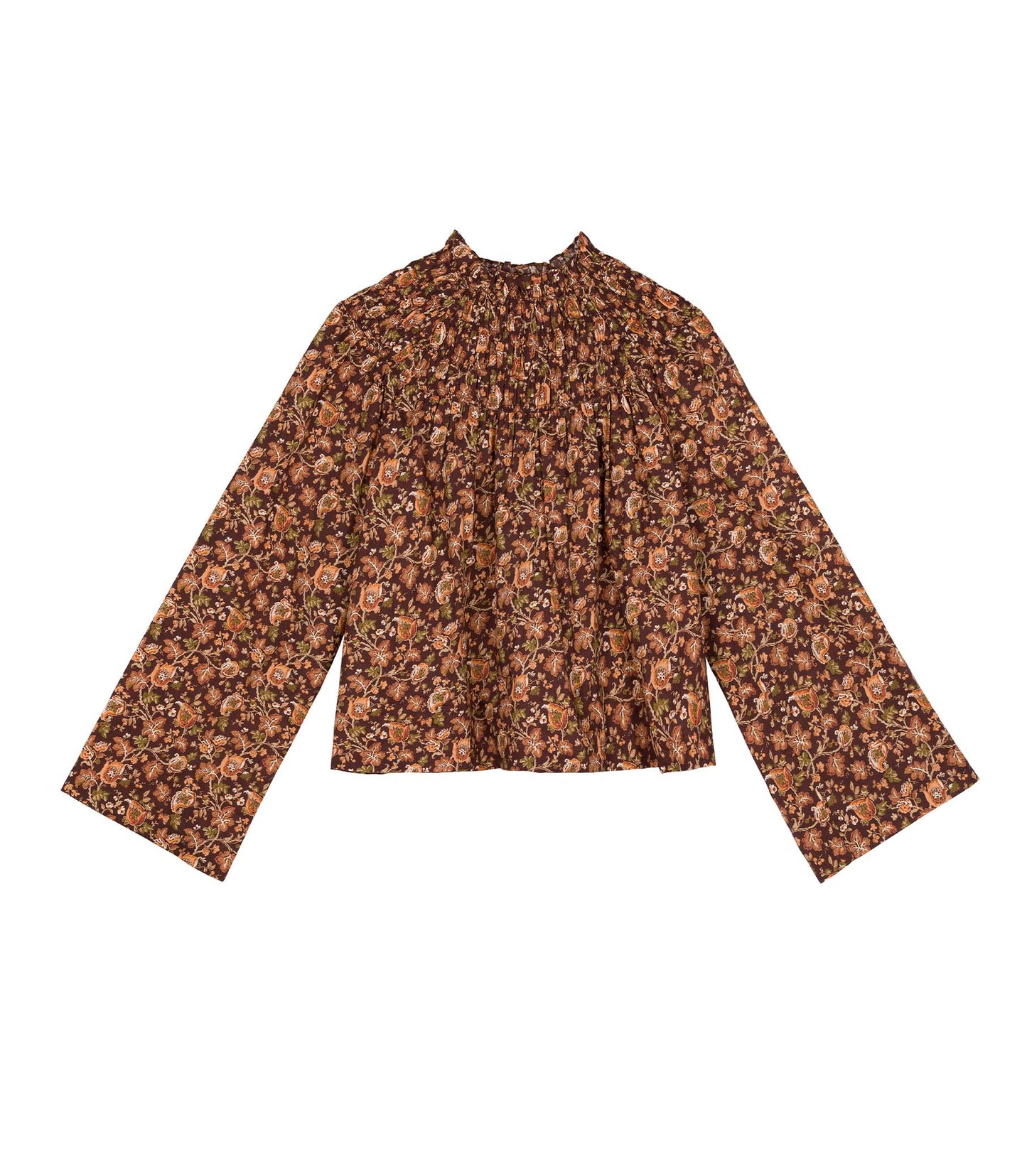 HMD -- ASTILBE TOP -- MULBERRY VINE FLORAL