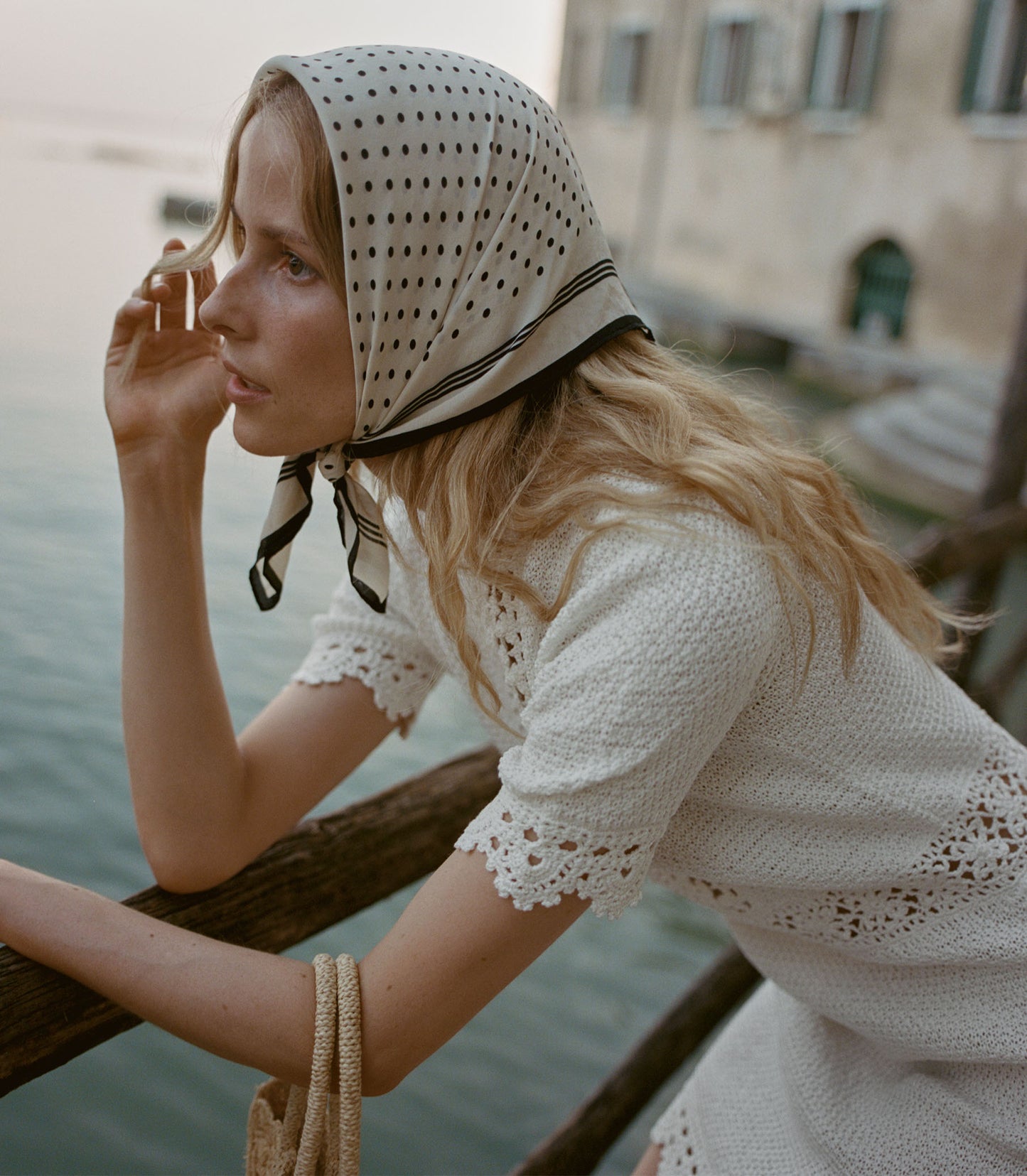 BATHILDE DRESS -- PEARL