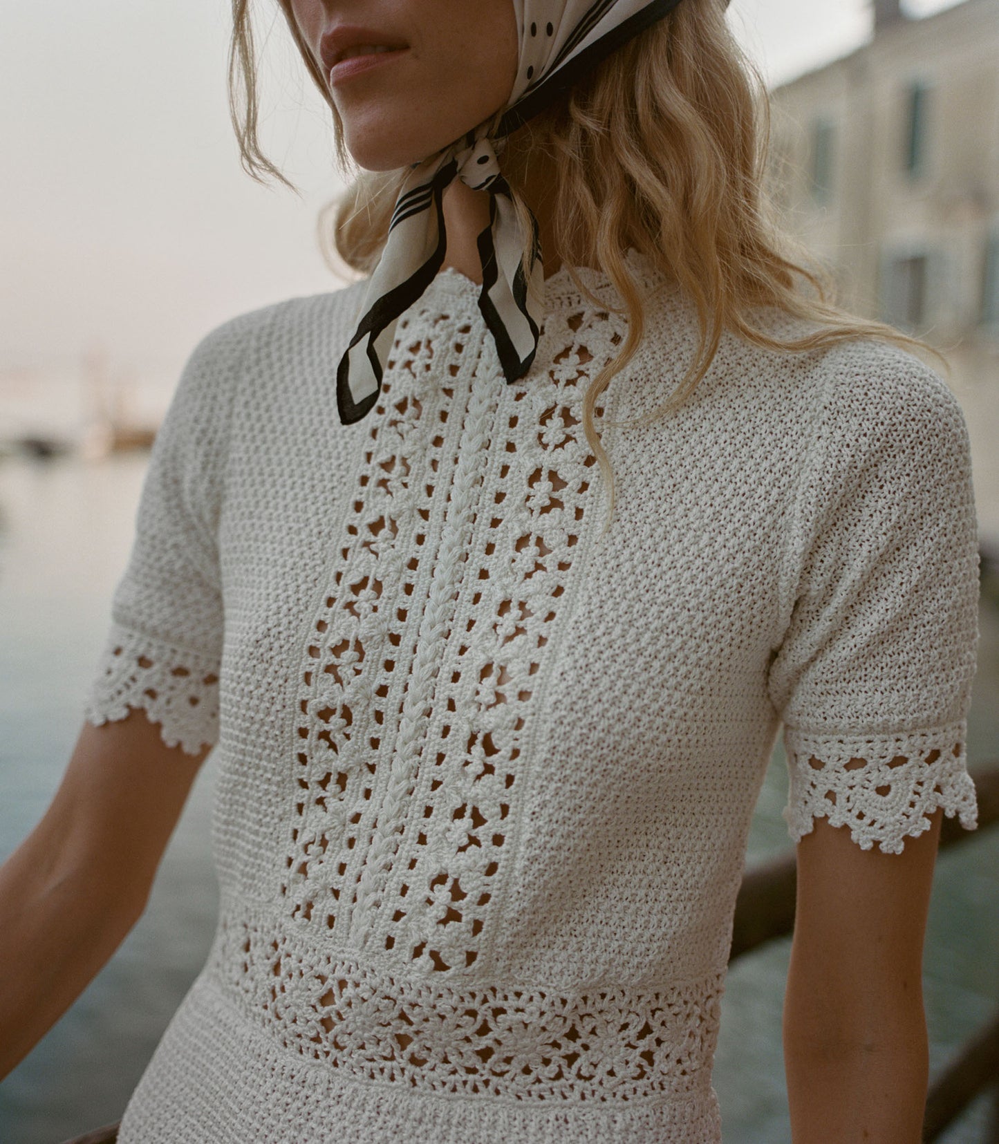 BATHILDE DRESS -- PEARL