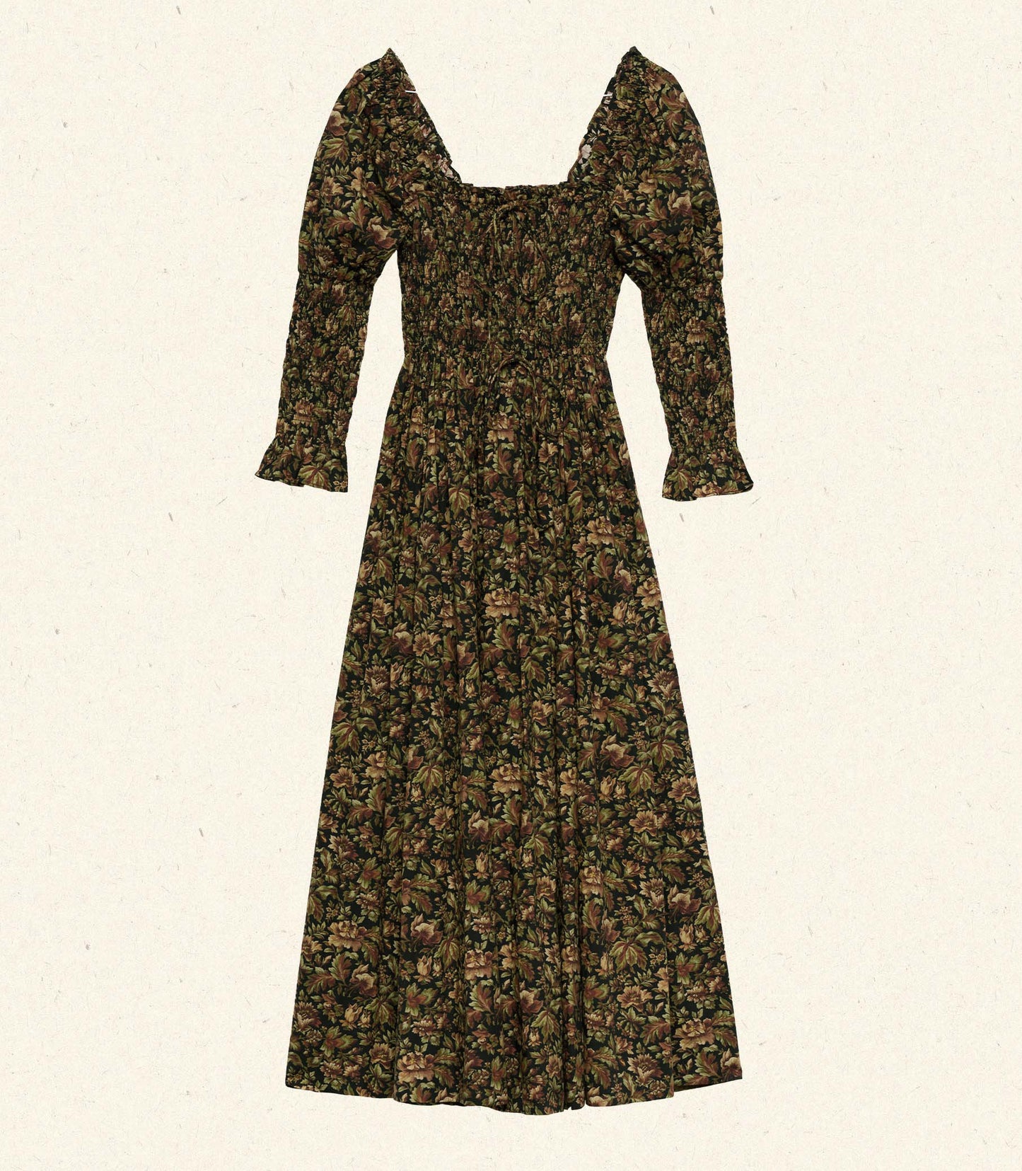BIJOU DRESS -- NOIR RÊVE DES JARDINS