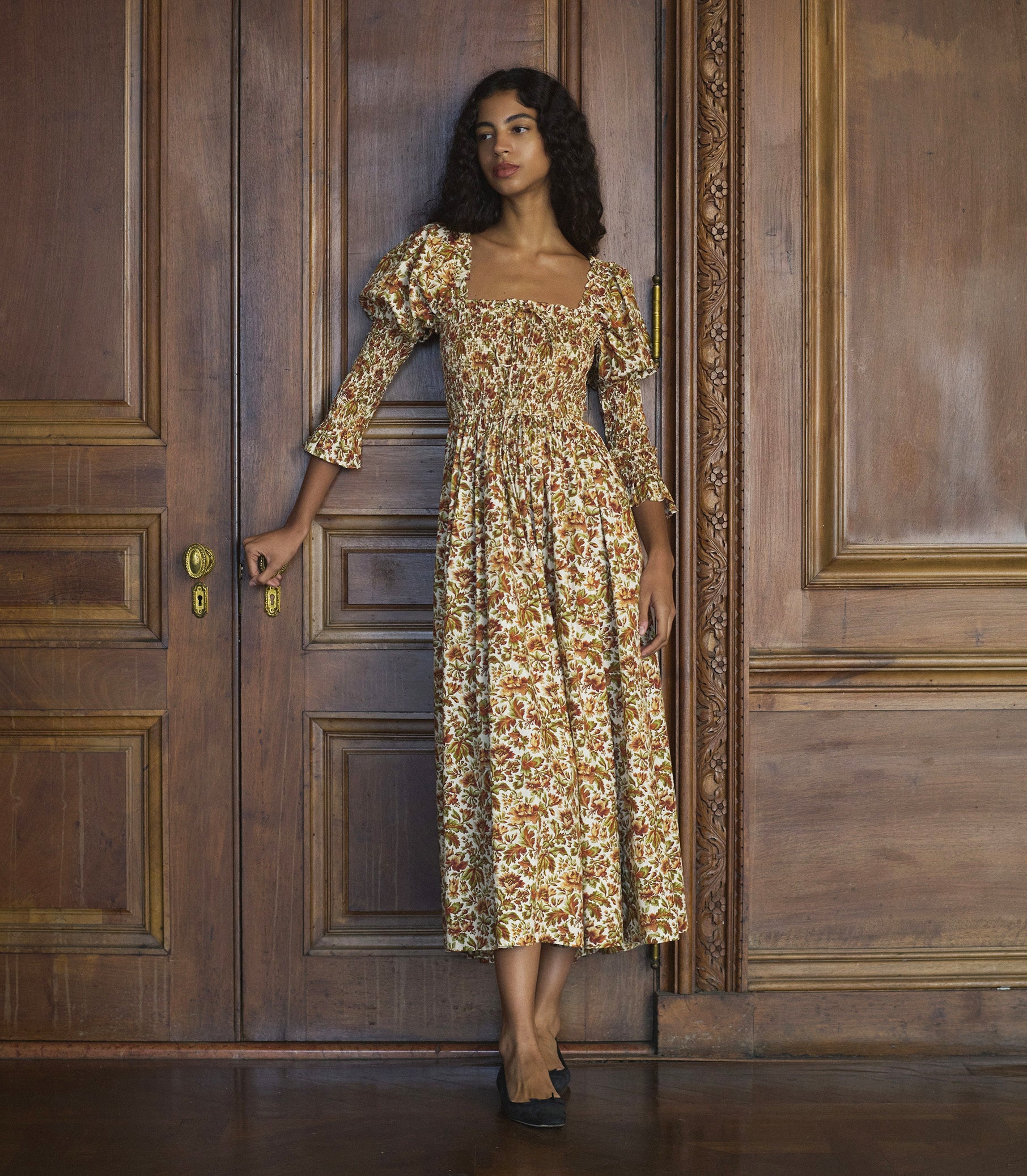 Bijou Dress - Ivory Rve Des Jardins | DEN Ivory Rve Des Jardins / M Bijou Dress - Ivory Rve Des Jardins | DEN Ivory Rve Des Jardins / M