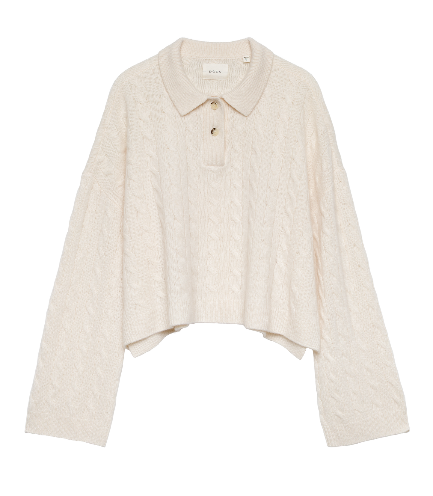 CAMBRIDGE CASHMERE SWEATER -- MAGNOLIA