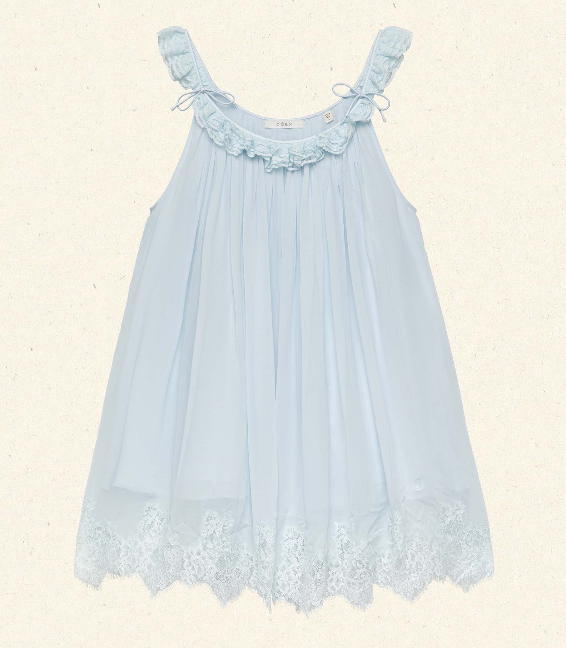 CECILIA DRESS -- ALICE BLUE view 6
