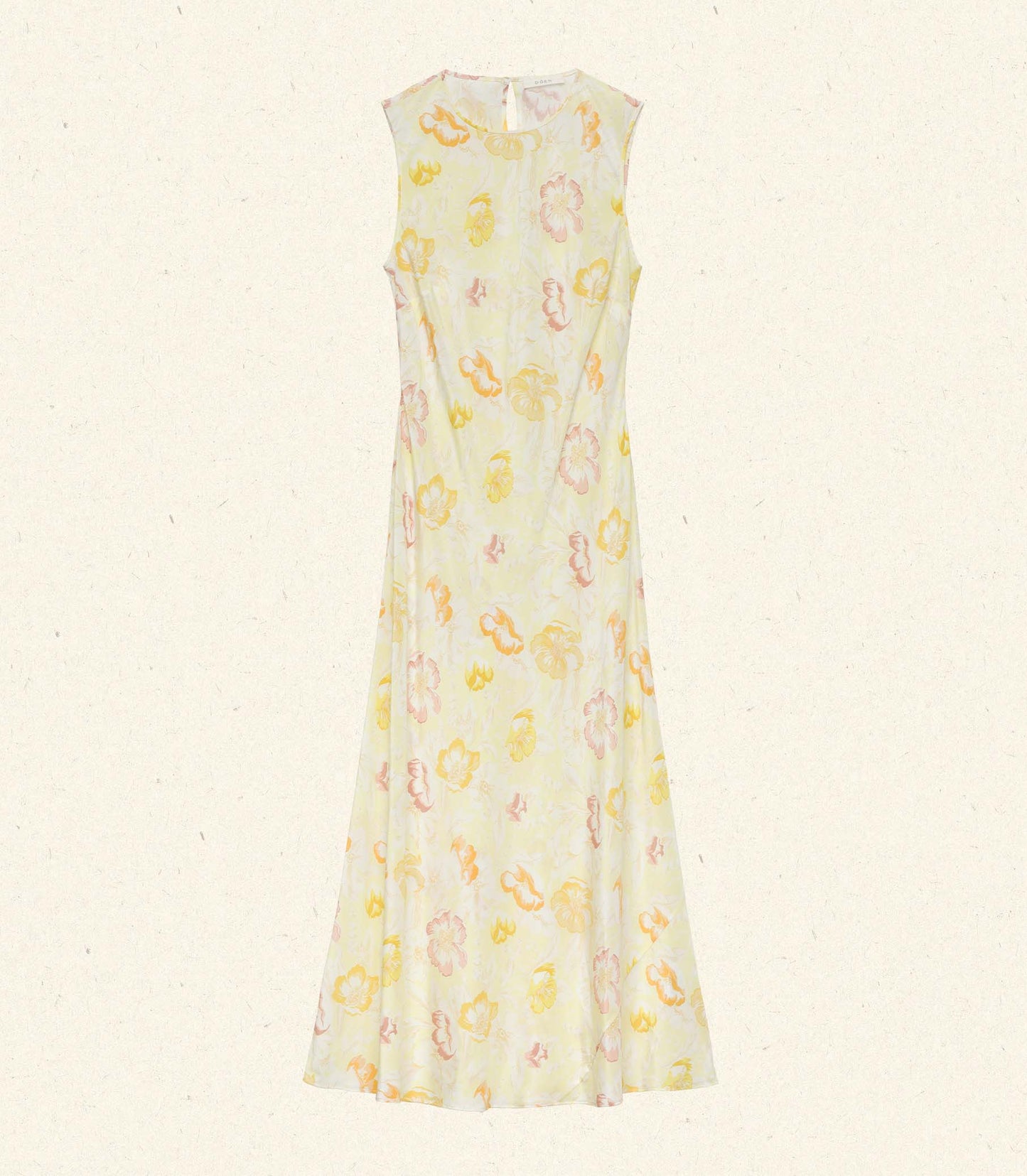 CHANDRA DRESS -- CITRON ANEMONE BLOOM