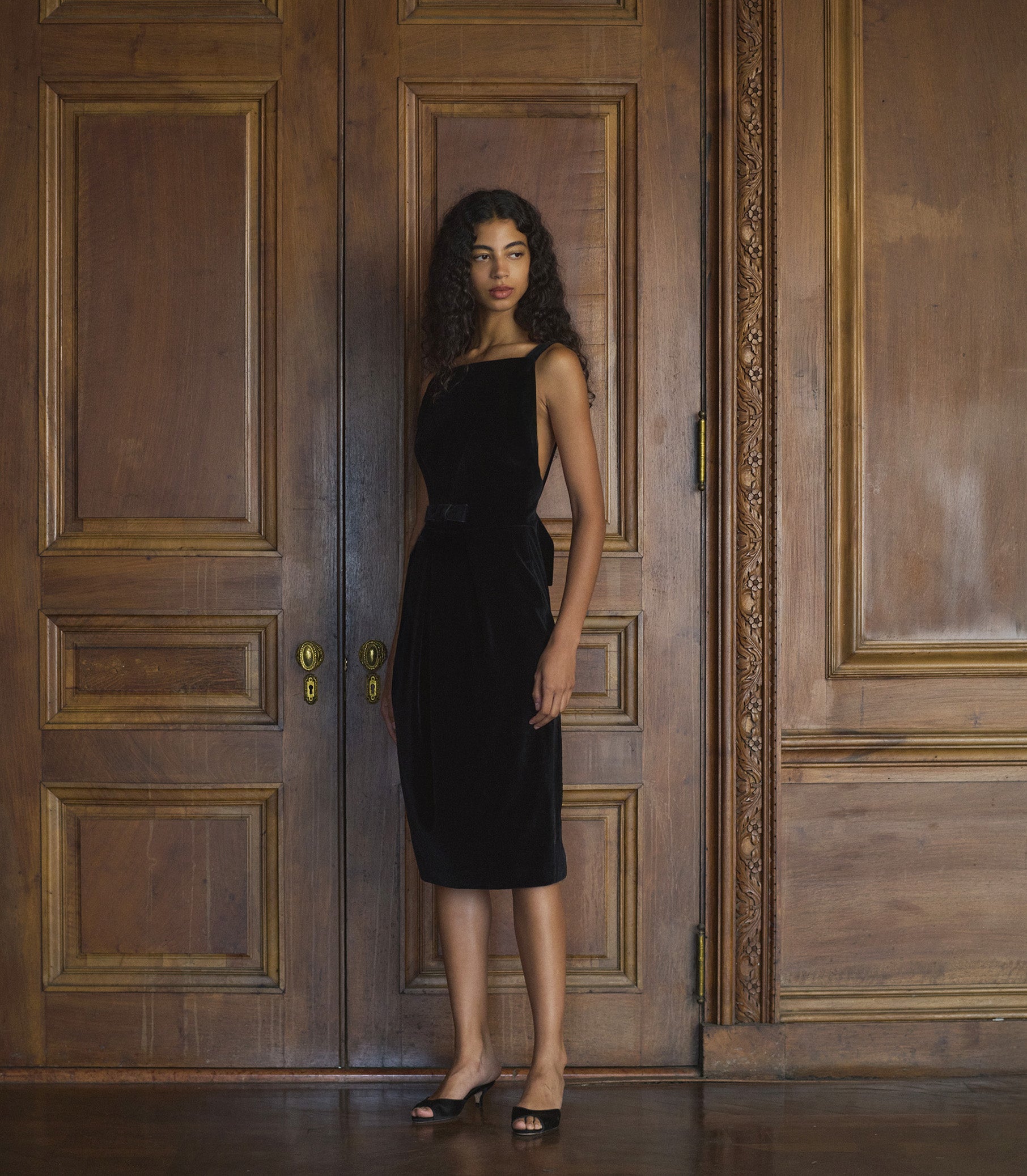 Chanselle Dress - Black | DEN Black / S