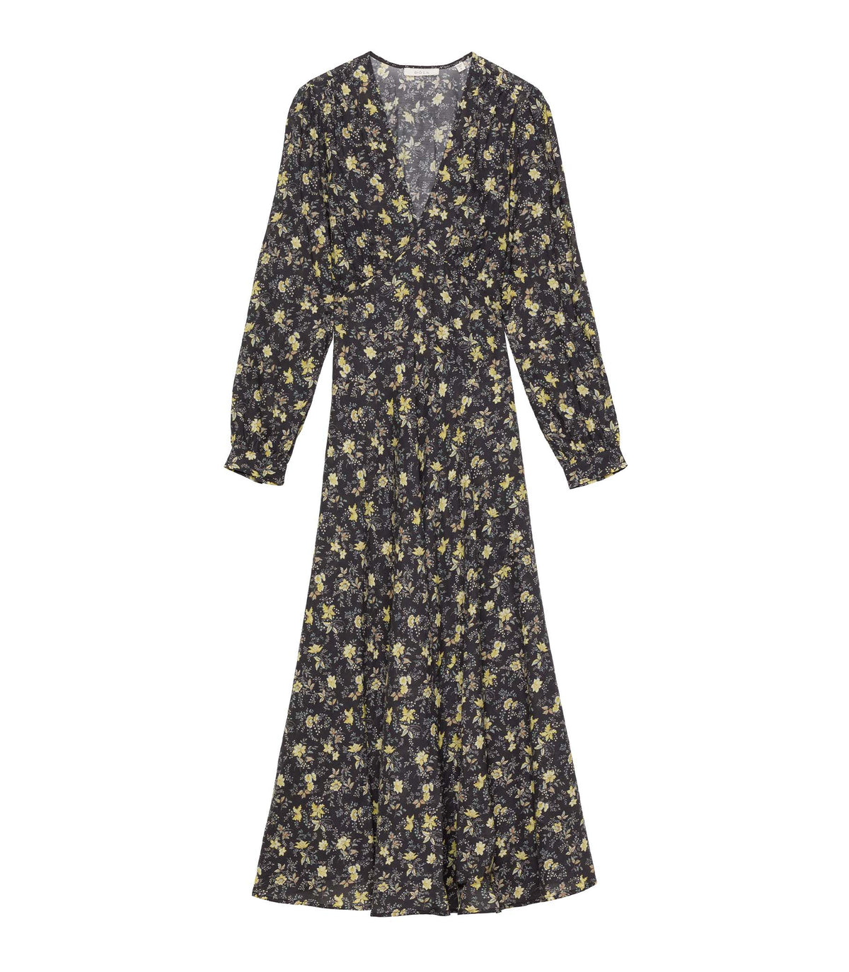 HMD -- CHARLESTON DRESS -- NOIR WINDING BLOSSOMS