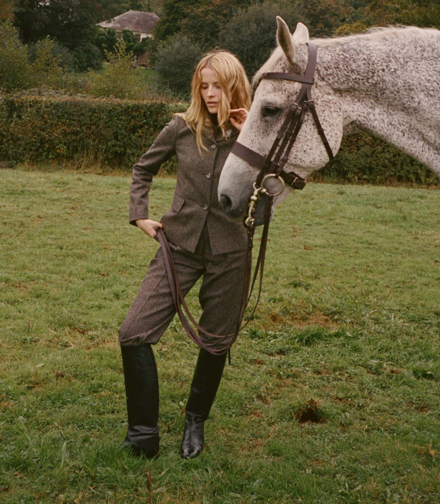 CHESTER PANT -- ENGLISH HERRINGBONE