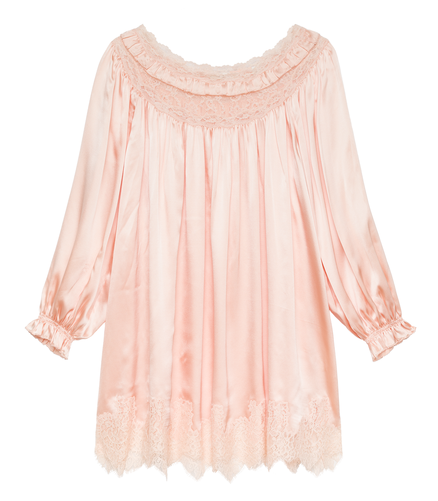 CICELY DRESS -- PEACH SORBET