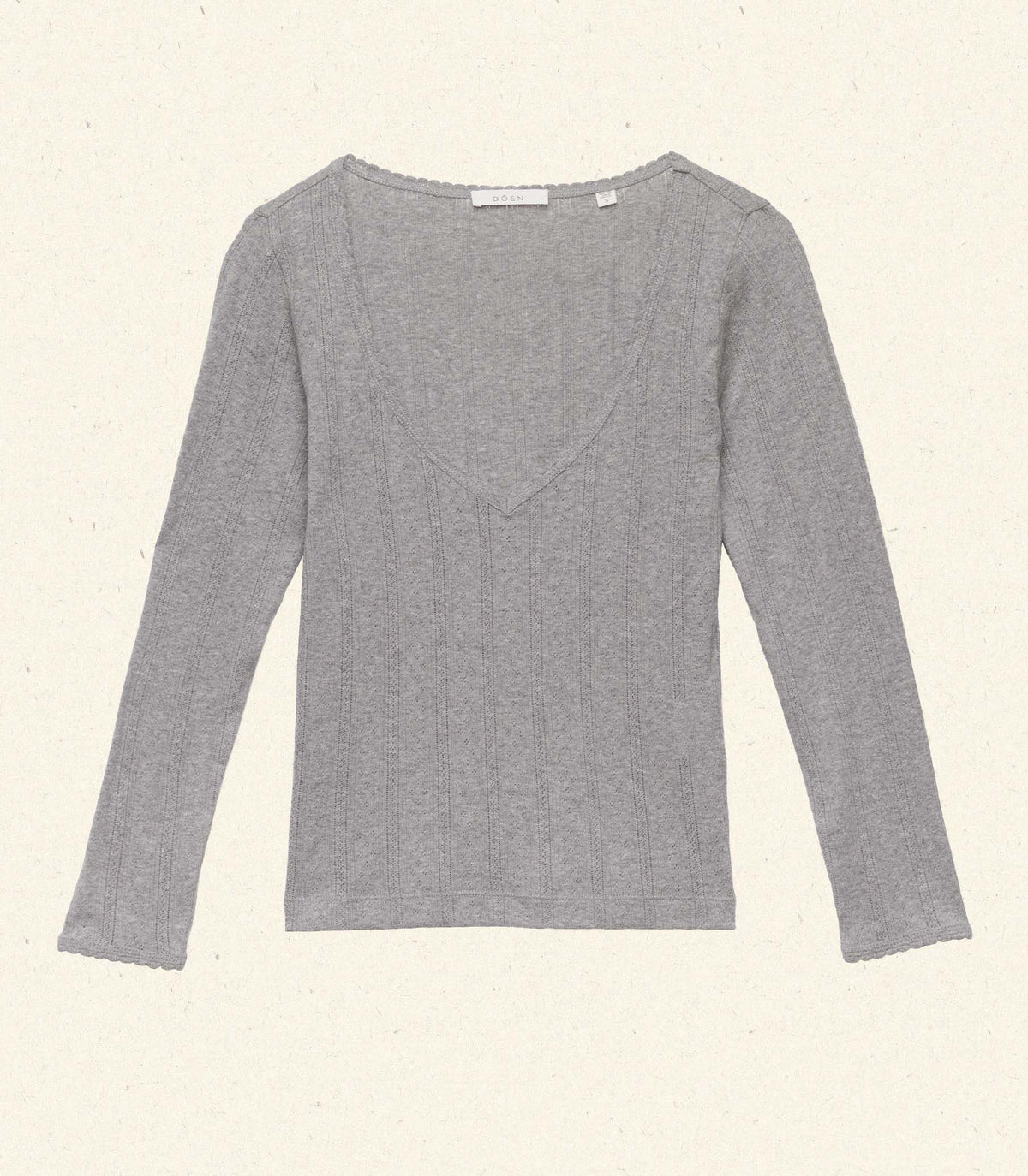HMD -- CILLA TEE -- HEATHER GREY
