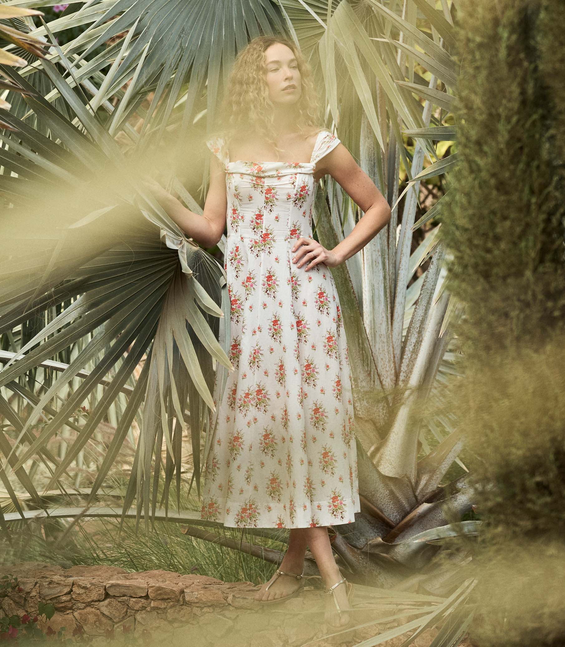 Clea Dress - Rose Petit Bouquet De Chamonix | DÔEN