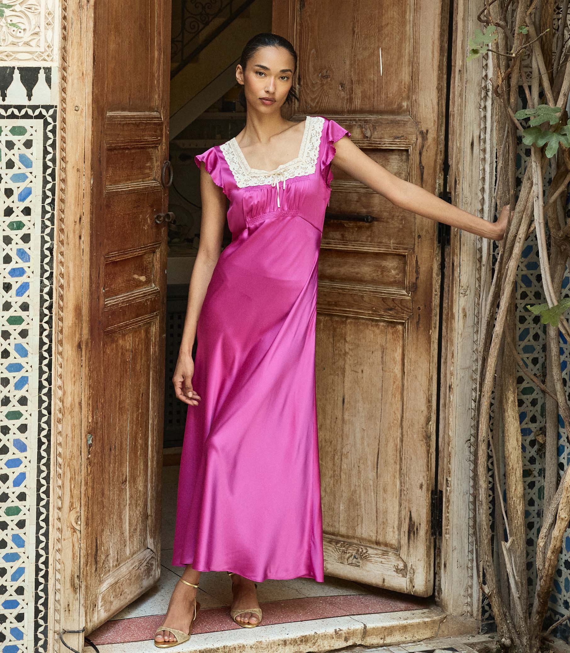 Corina Dress - Magenta | DEN Magenta / M Corina Dress - Magenta | DEN Magenta / M