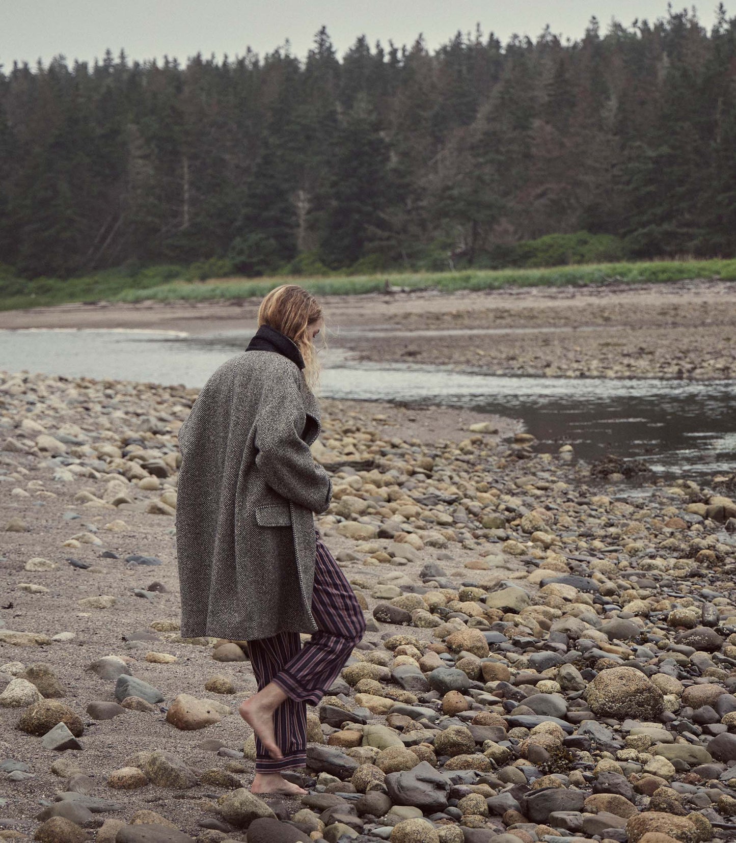 HMD -- DAVIS COAT -- HERRINGBONE