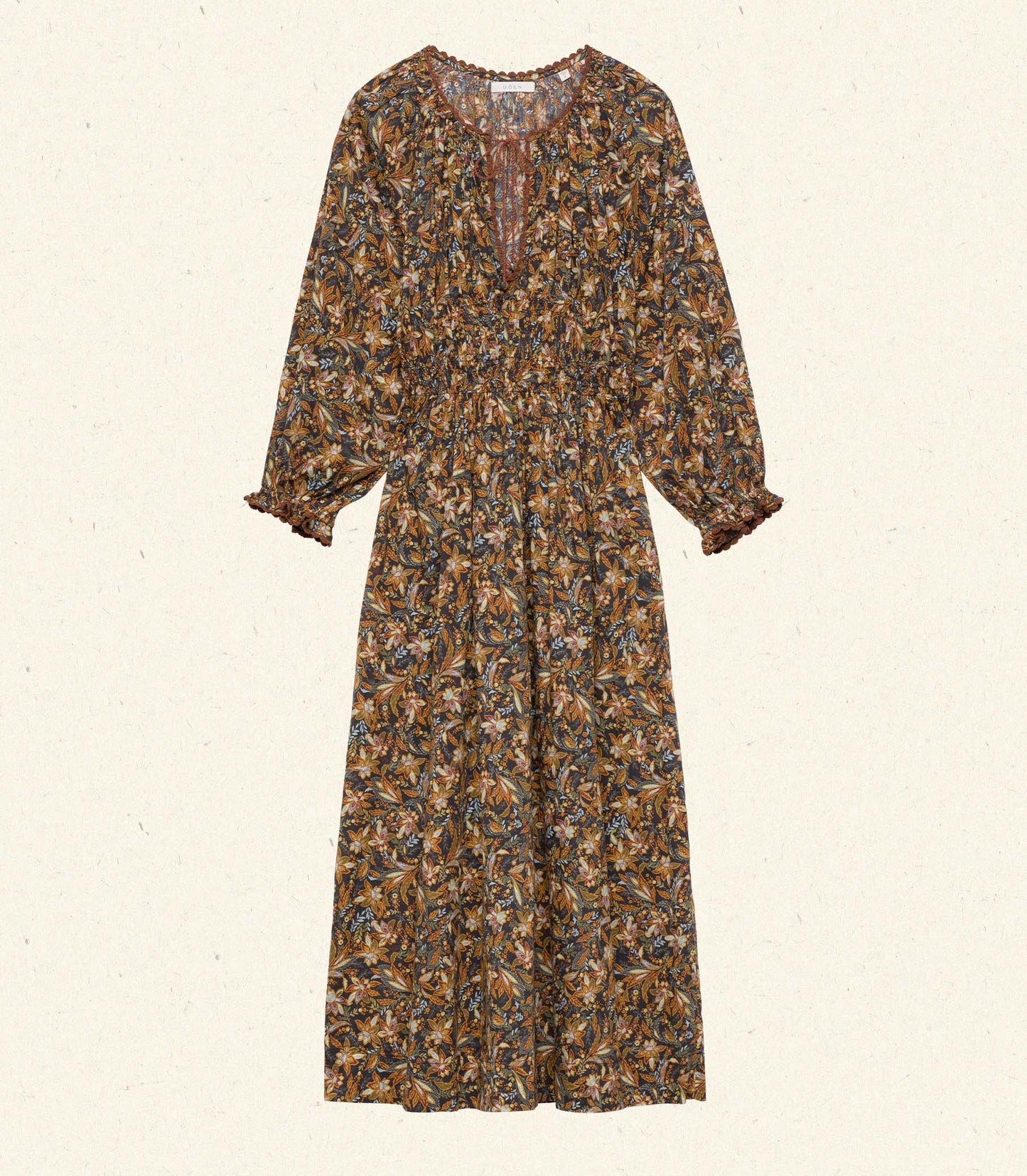 HMD -- DELFINA DRESS -- NOIR NARCISSUS FLORAL