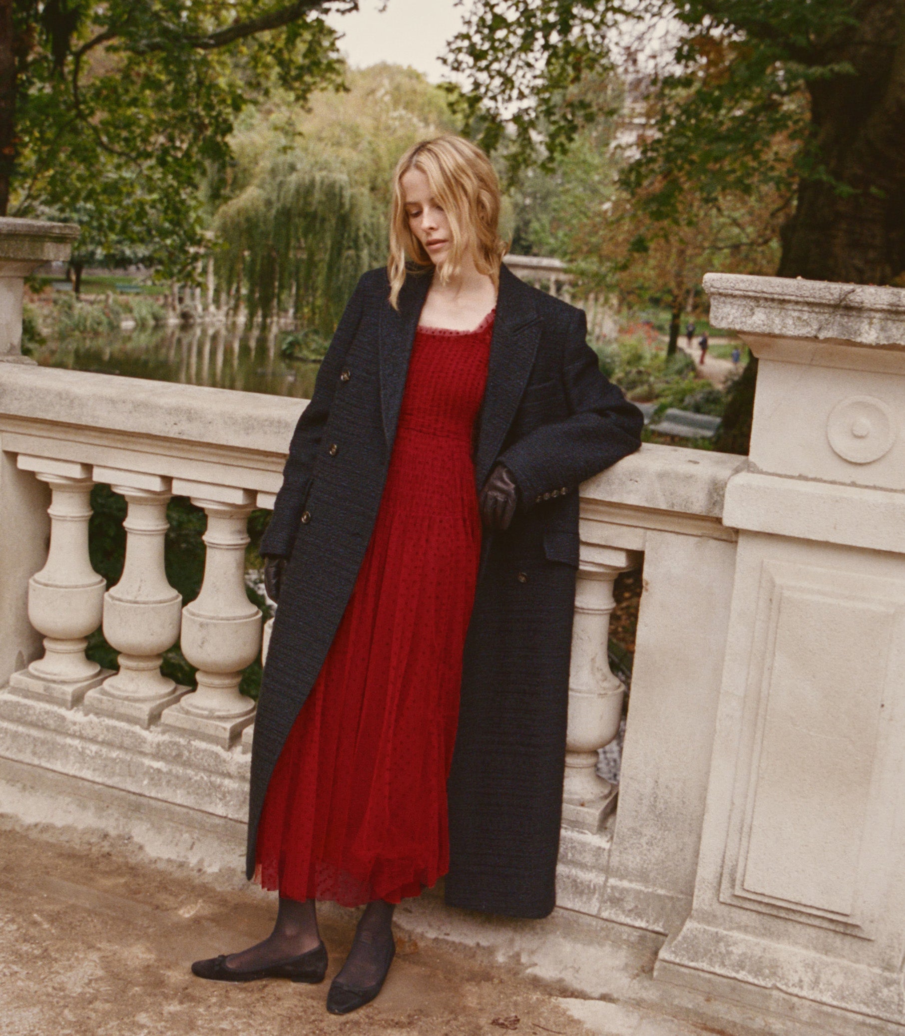 PAMELINA DRESS -- ROSSO view 7