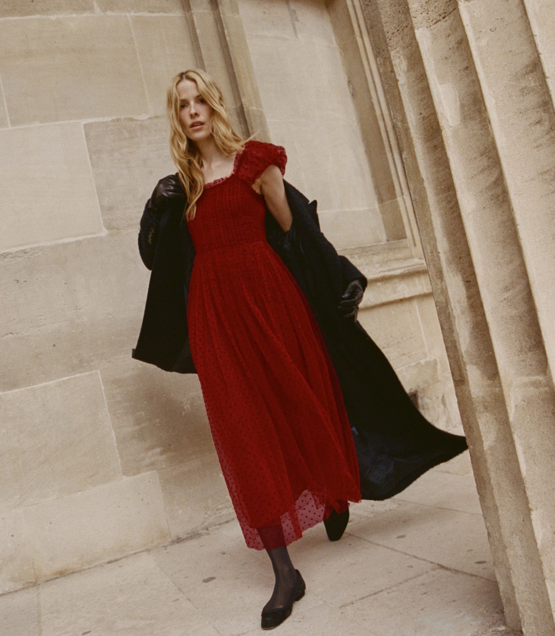 PAMELINA DRESS -- ROSSO view 8
