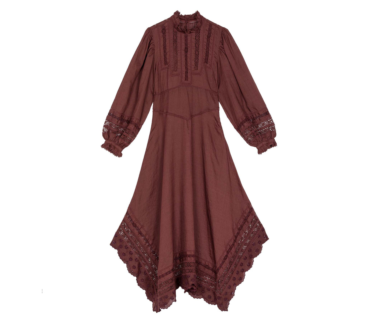 HMD -- DORIELLE DRESS -- ANTIQUE WALNUT