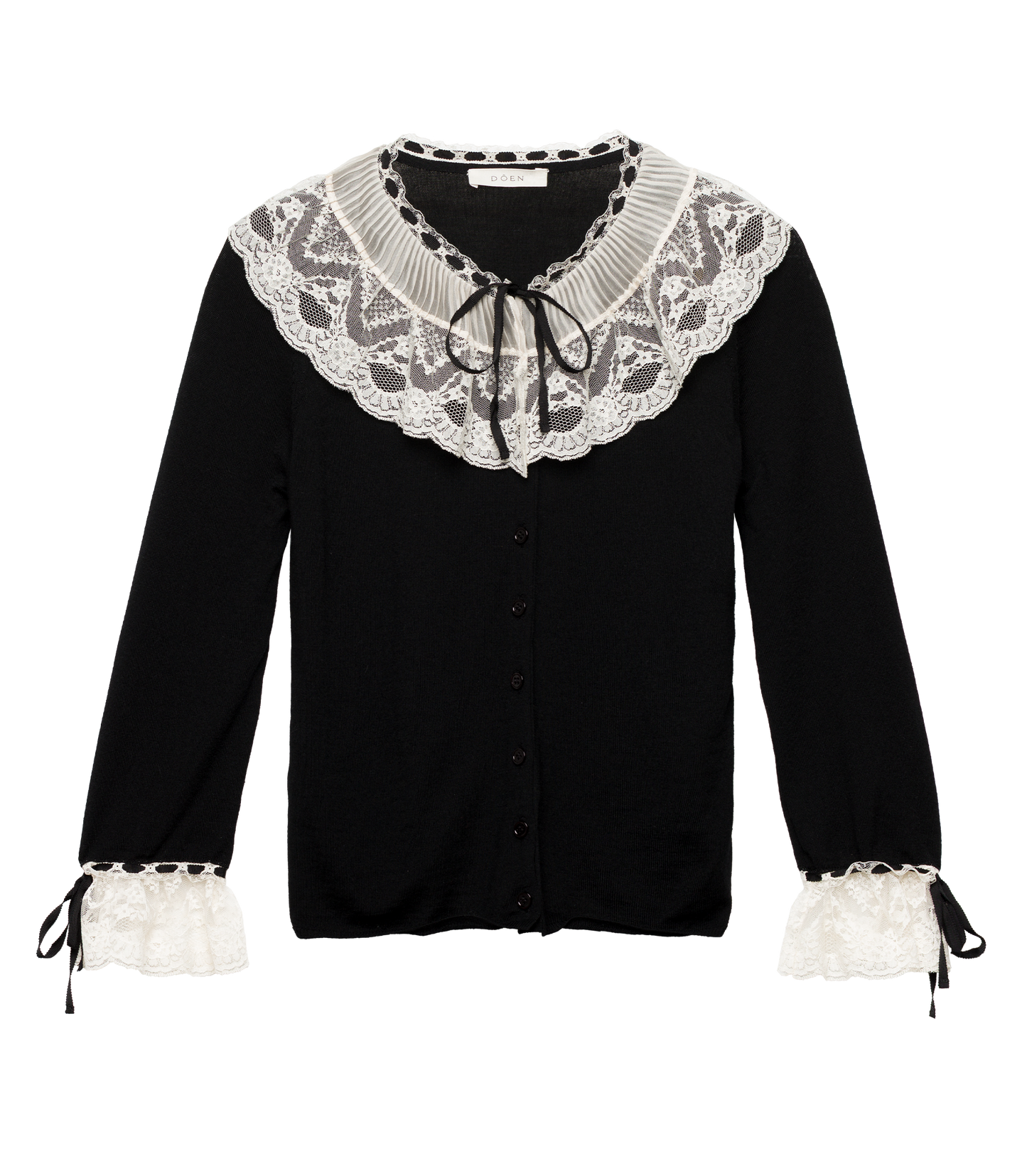 EMILIENNE CARDIGAN -- BLACK