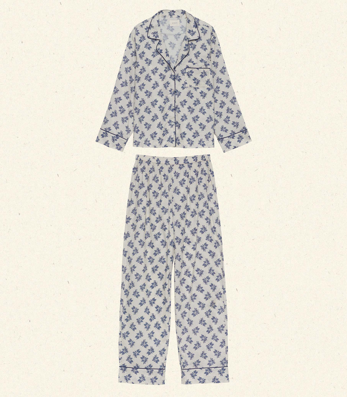 HMD -- ESMA PAJAMA -- CREME POMEGRANATE BLOOM
