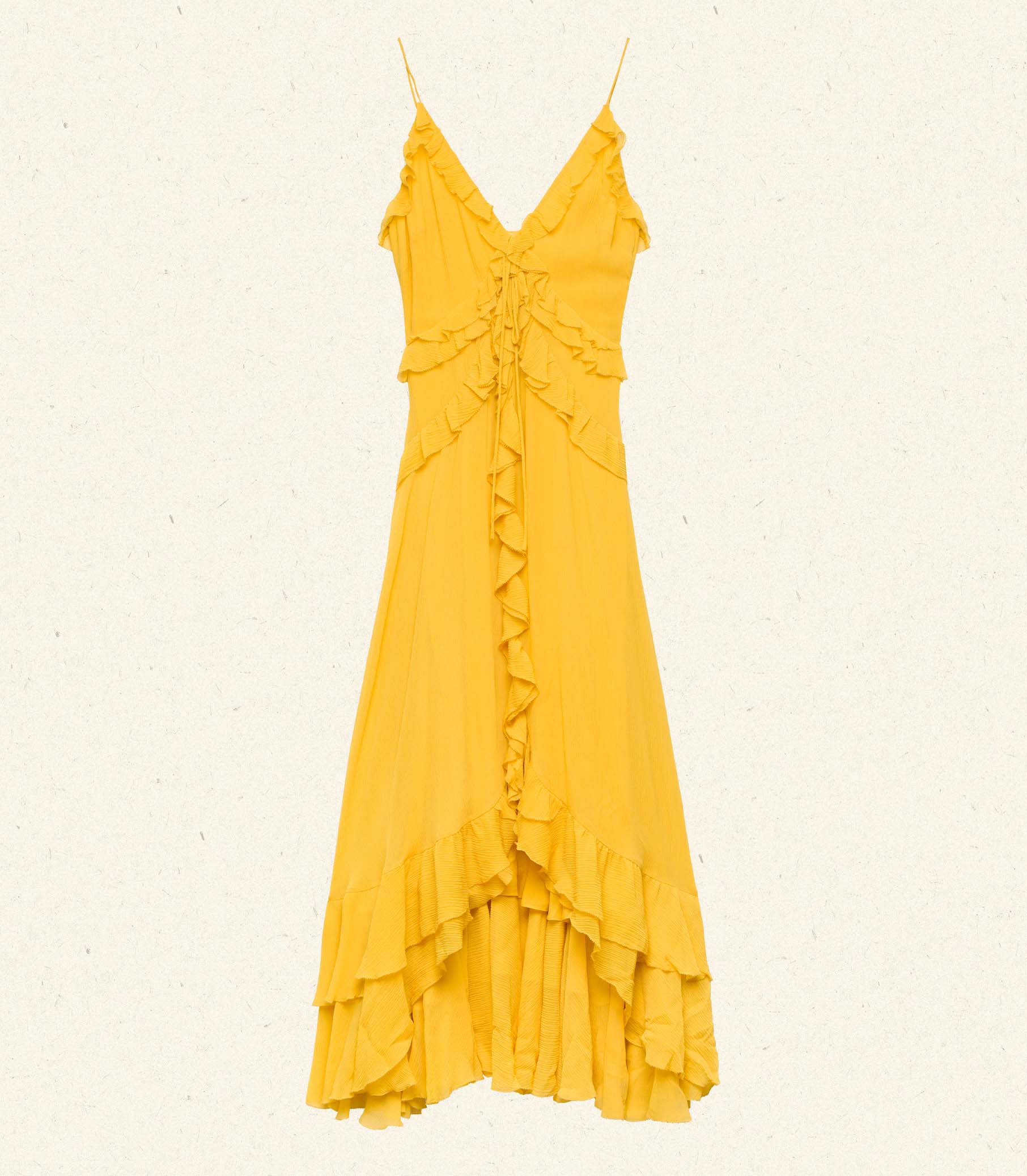 EVELINA DRESS -- GOLDEN ACACIA view 9