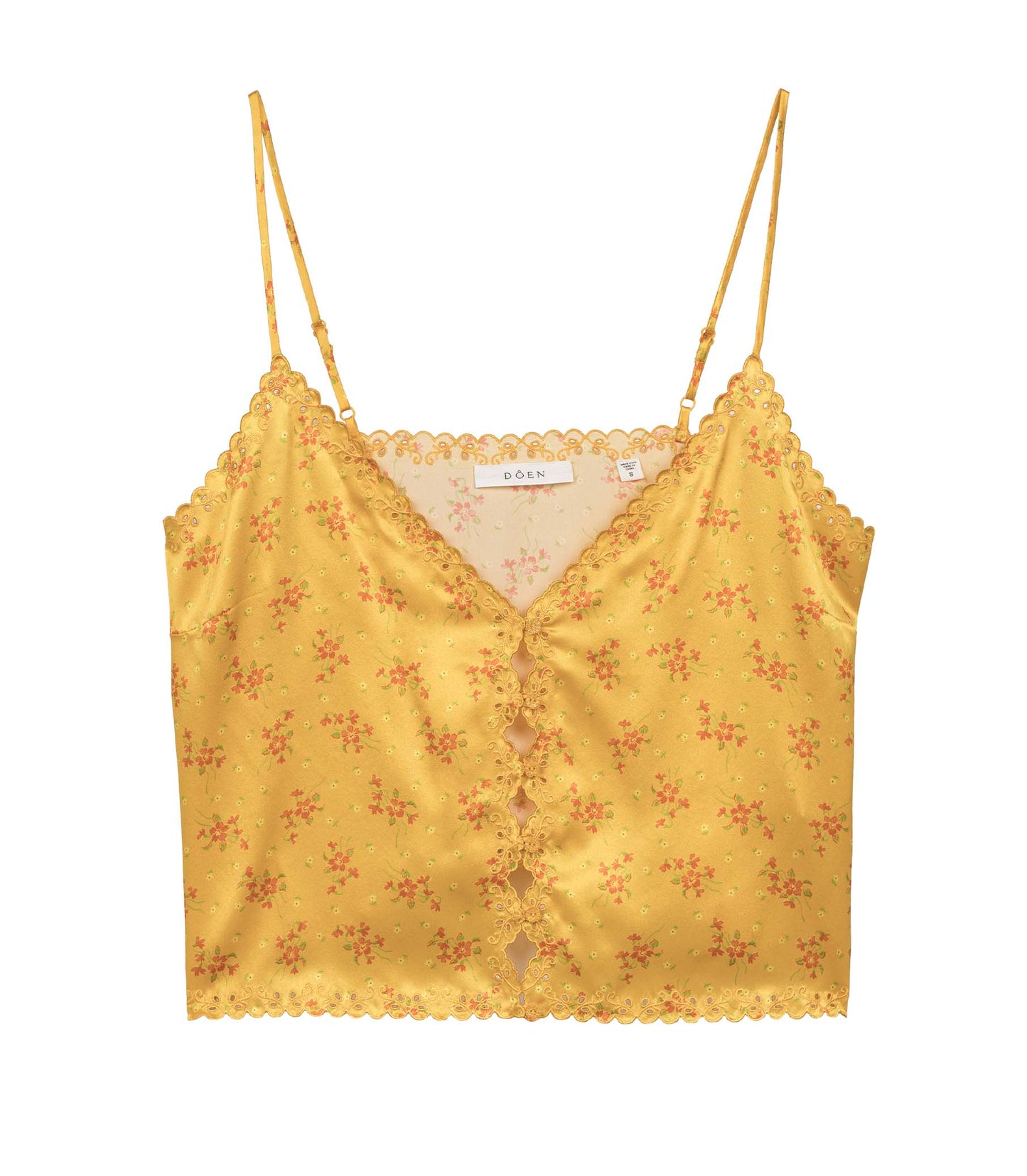 HMD -- ELISE TOP -- GOLDENROD HILLSIDE HEATHER
