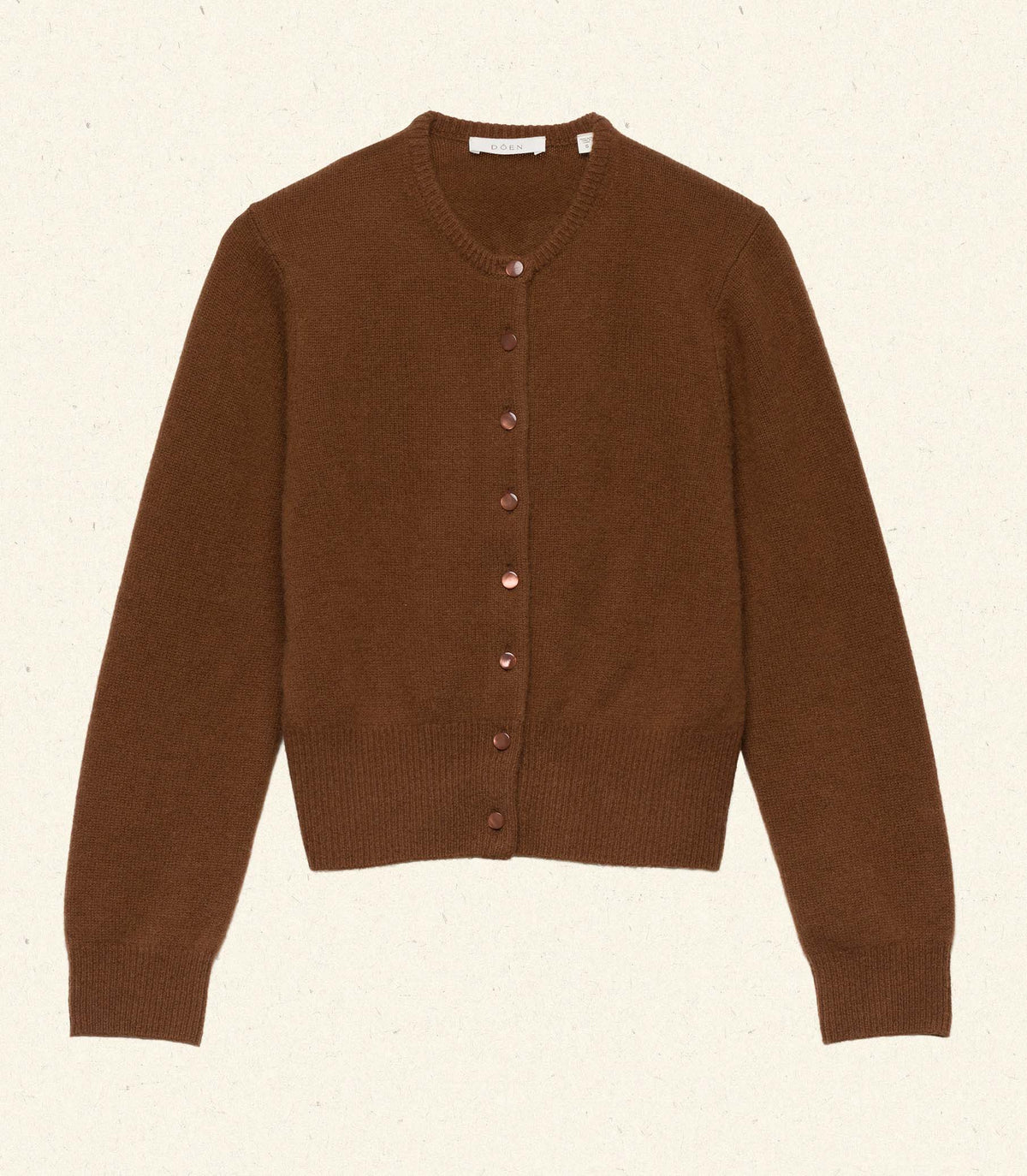 HMD -- FAIRCHILD CASHMERE CARDIGAN -- CORDOVAN