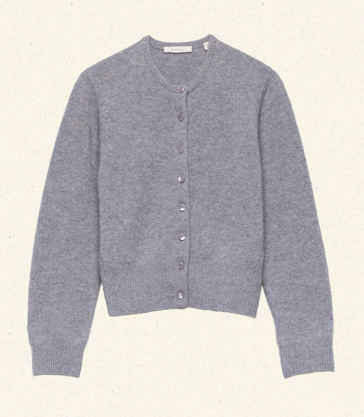 HMD -- FAIRCHILD CASHMERE CARDIGAN -- PEBBLE GREY