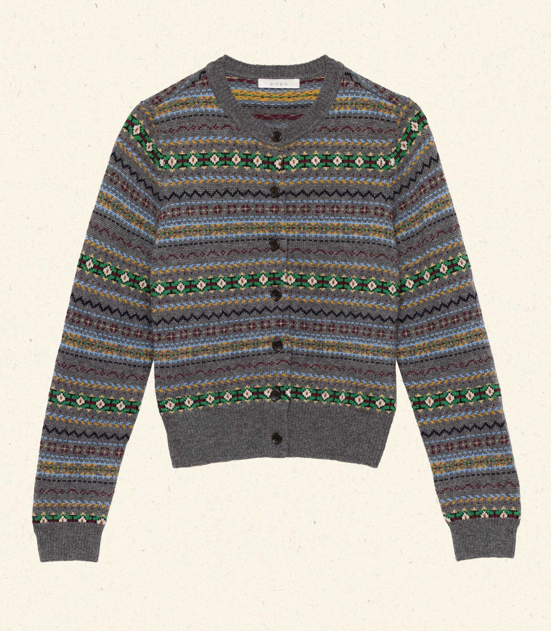 FAUSTINE CARDIGAN -- DASHWOOD FAIR ISLE view 8