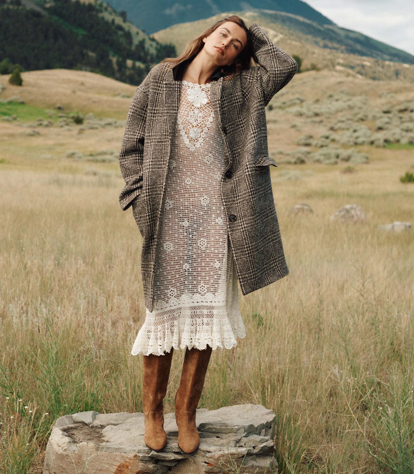 FLORIA DRESS -- PEARL