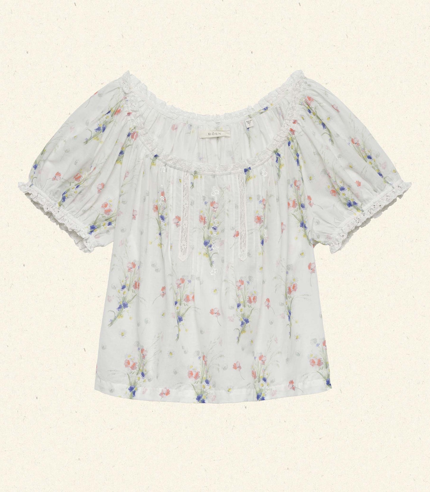 HMD -- FREDERICA TOP -- PAINTED BOUQUET