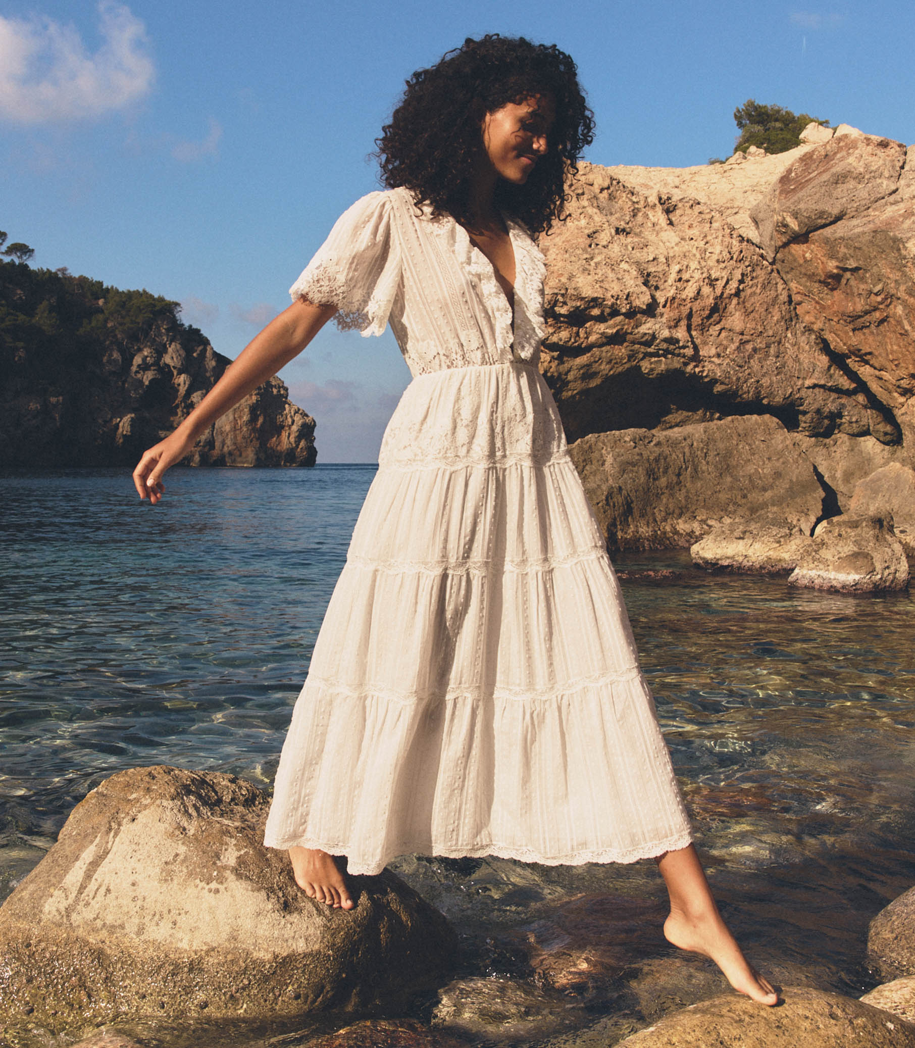 GABRIELLA DRESS -- SALT view 1