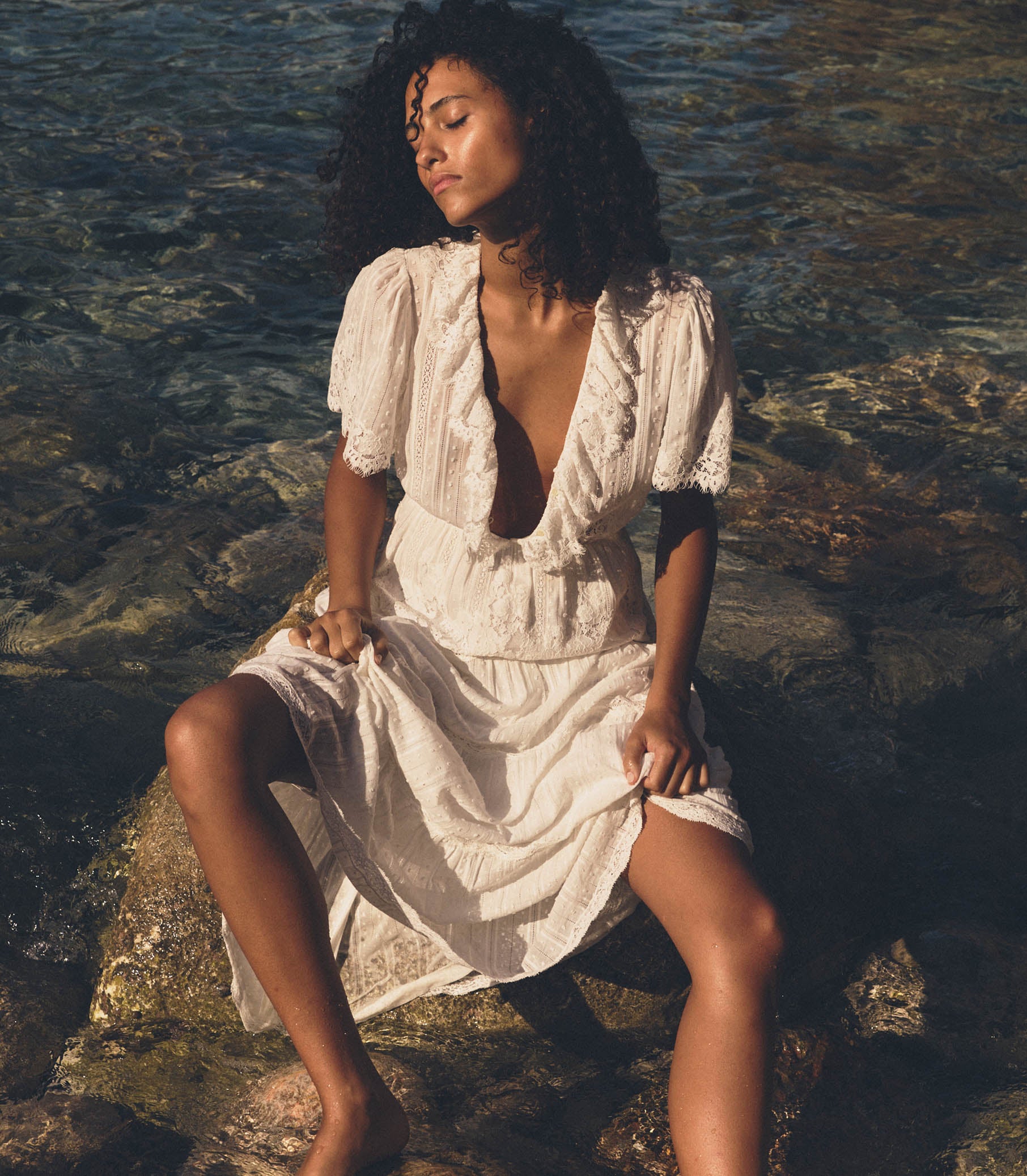 GABRIELLA DRESS -- SALT view 3