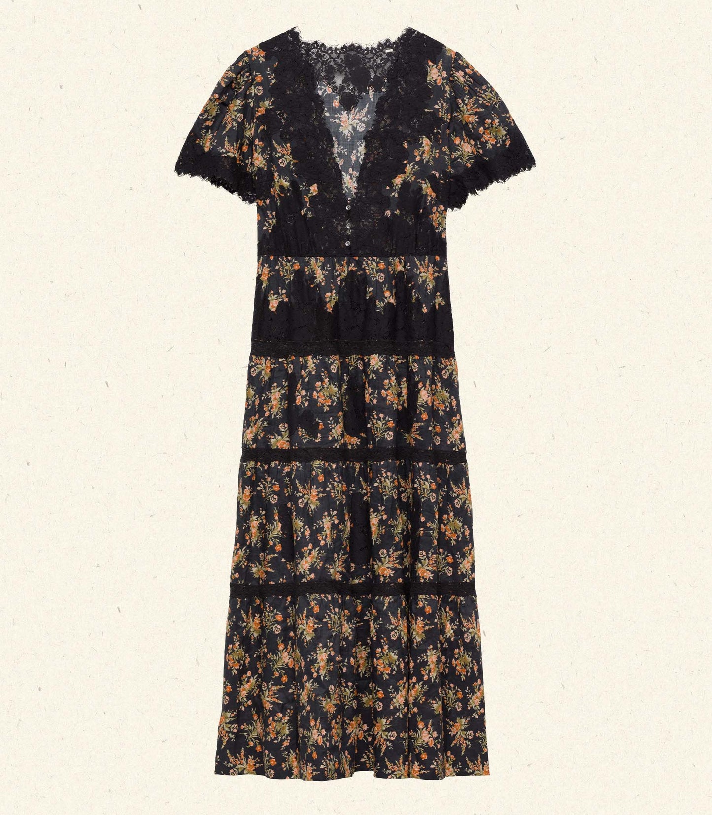 HMD -- GRACIELLA DRESS -- FOXGLOVE FLORAL