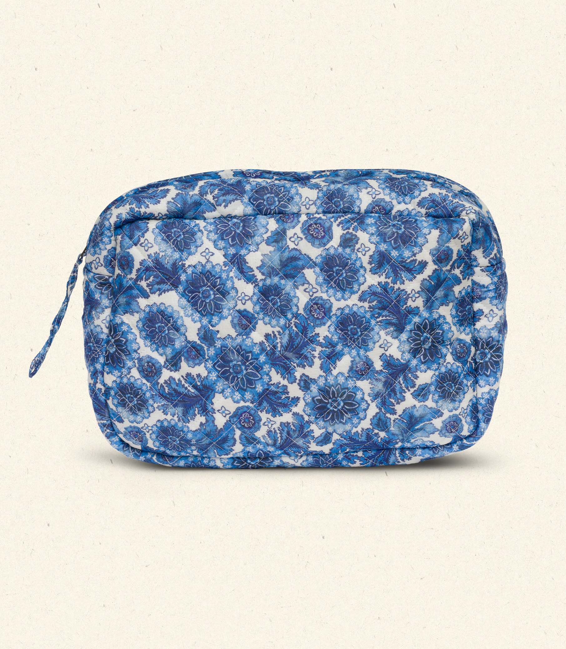 GRANDE QUINCE POUCH -- BLEU SOLEIL FLEURIT view 4