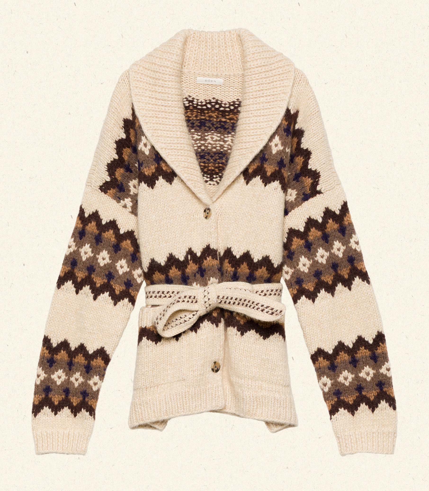 GRIFFITH CARDIGAN -- HORNSTULL JACQUARD view 6
