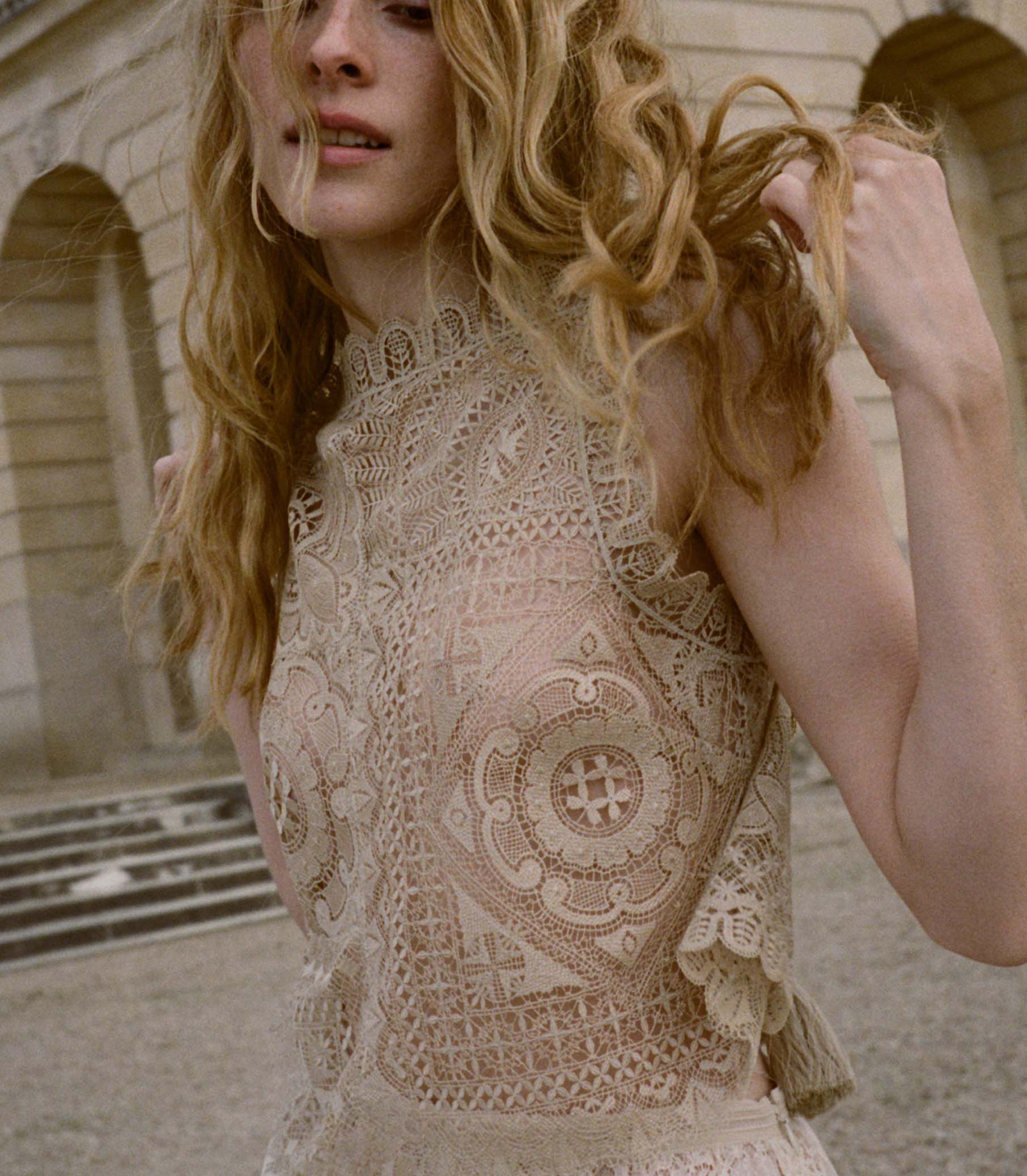 Handkerchief Anniversary Top - Paille